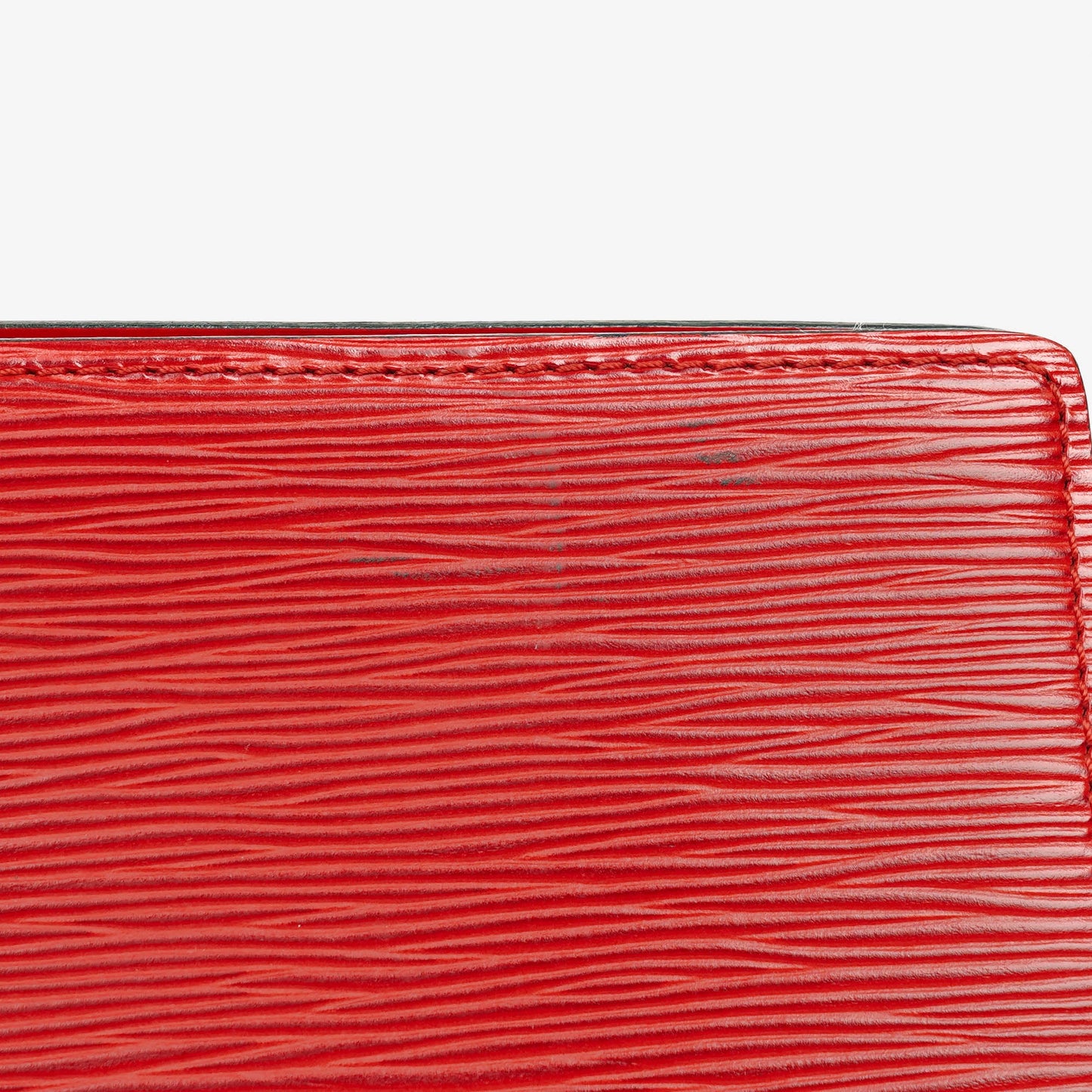 Louis Vuitton Red EPI Leather Sac Triangle Bag