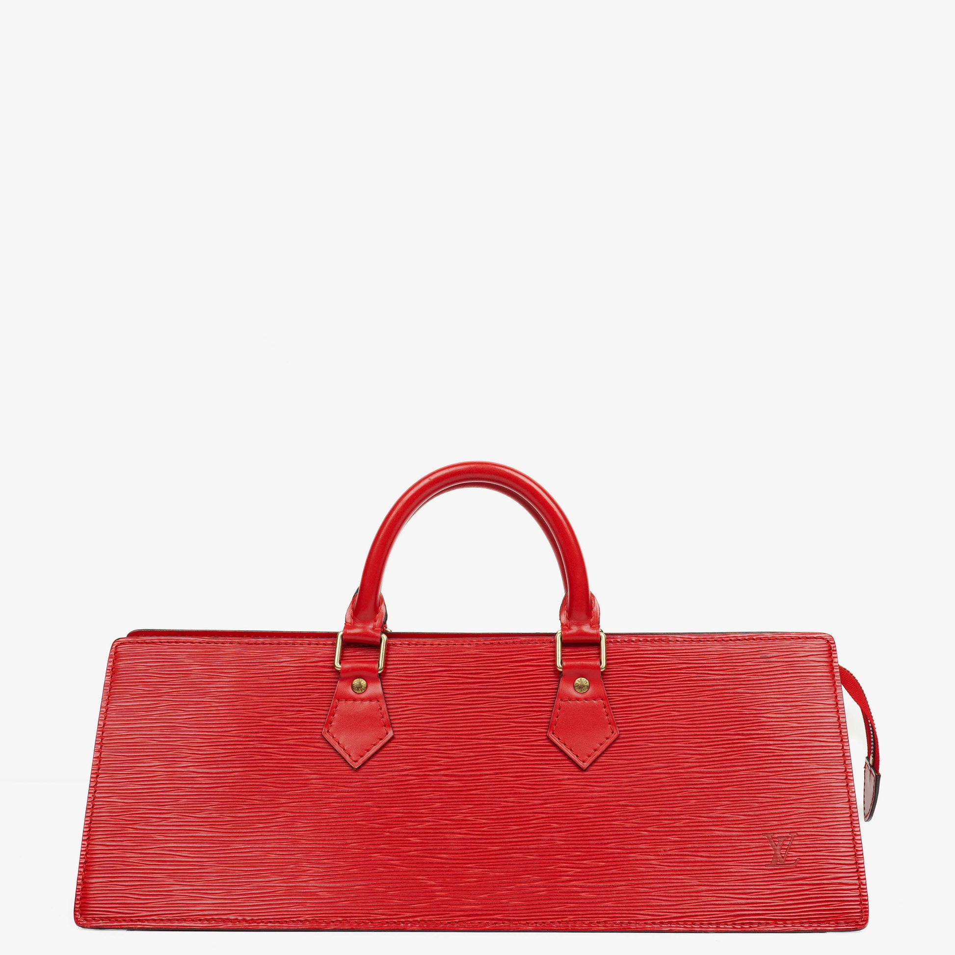 Louis Vuitton Red EPI Leather Sac Triangle Bag