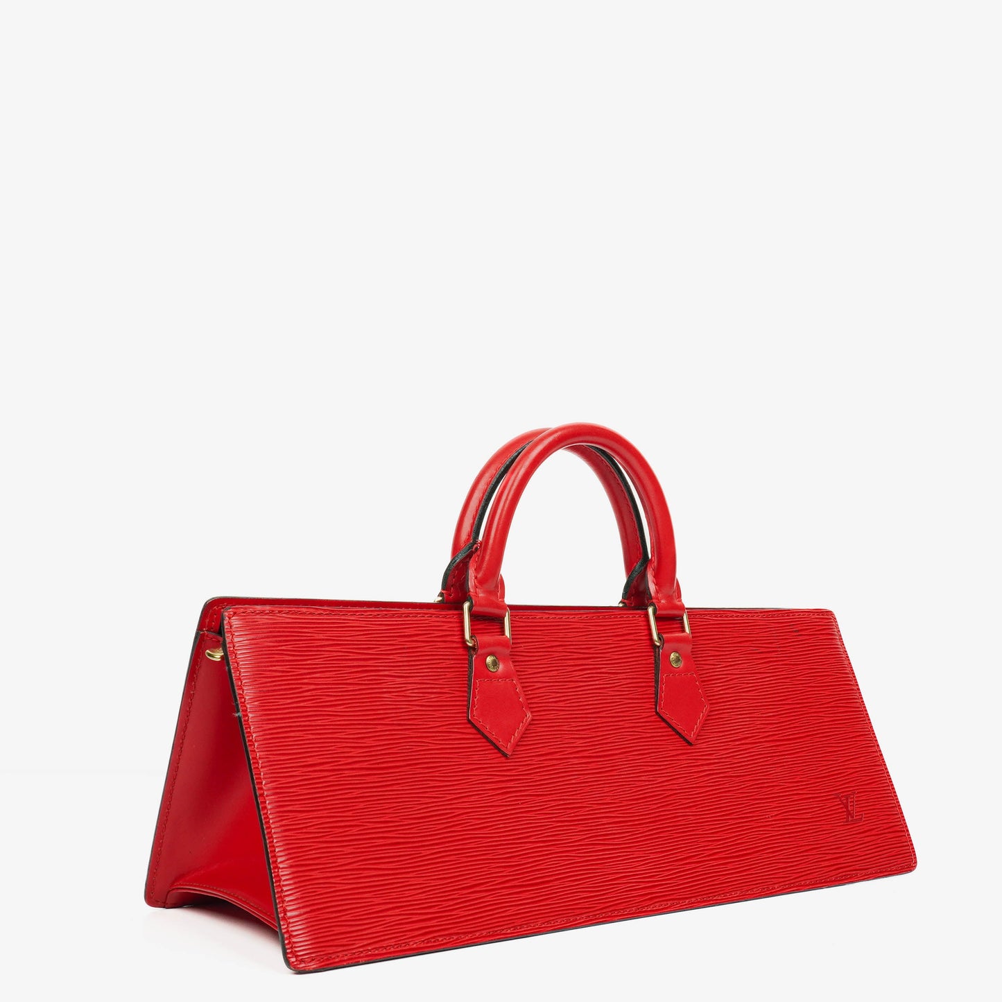 Louis Vuitton Red EPI Leather Sac Triangle Bag