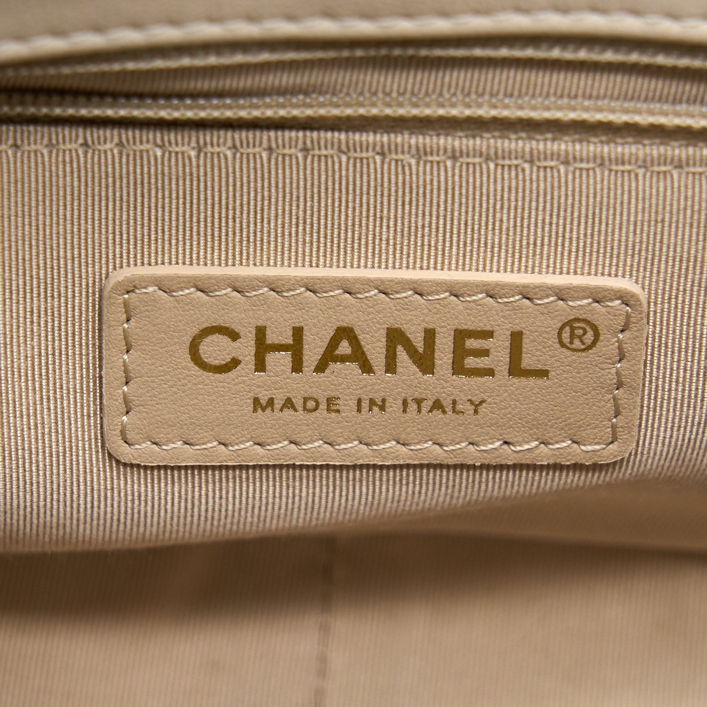 Chanel Seasonal Flap Bag Beige L