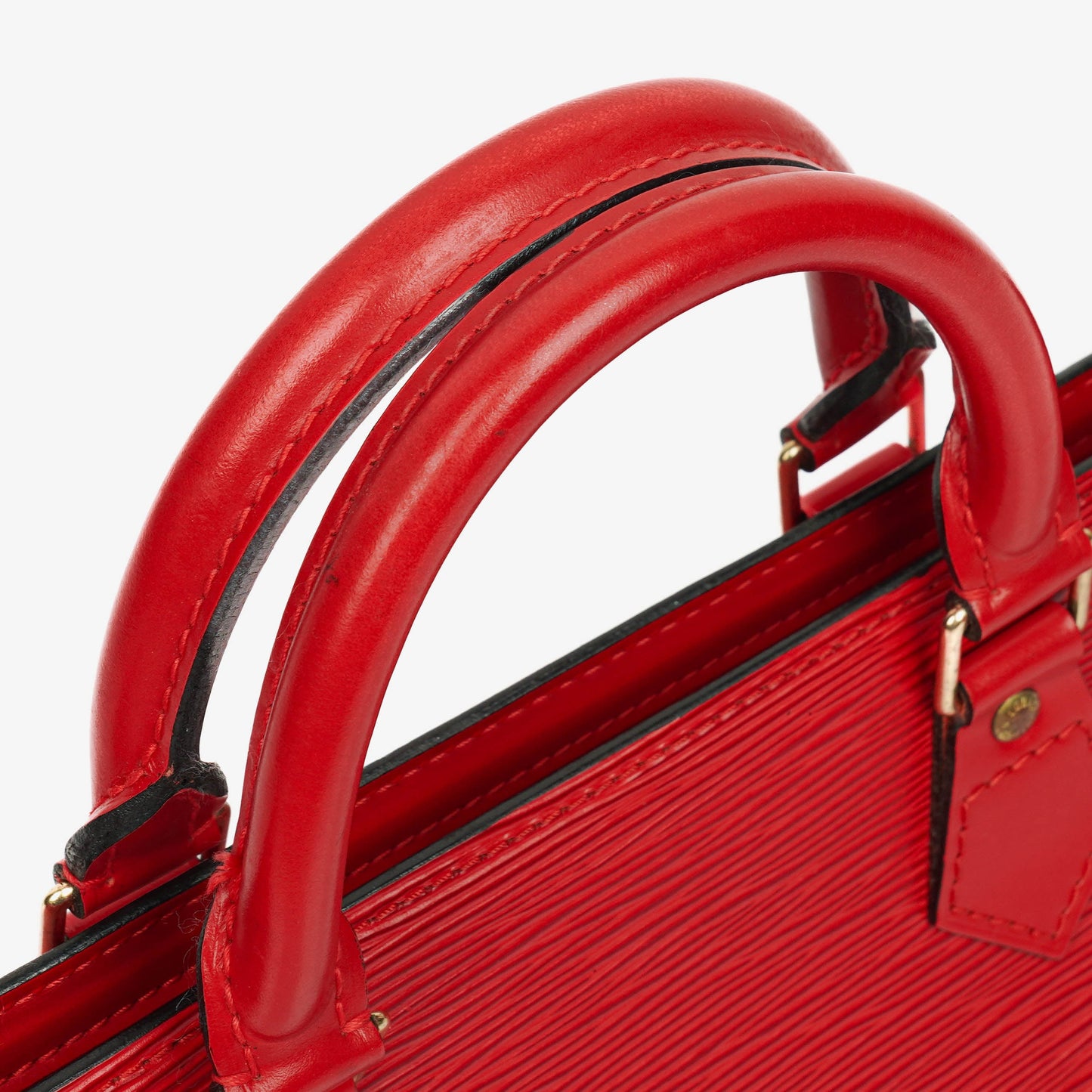 Louis Vuitton Red EPI Leather Sac Triangle Bag