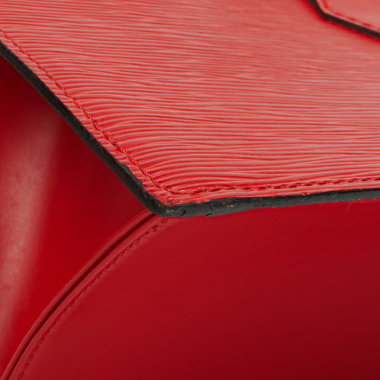 Louis Vuitton Red EPI Leather Sac Triangle Bag