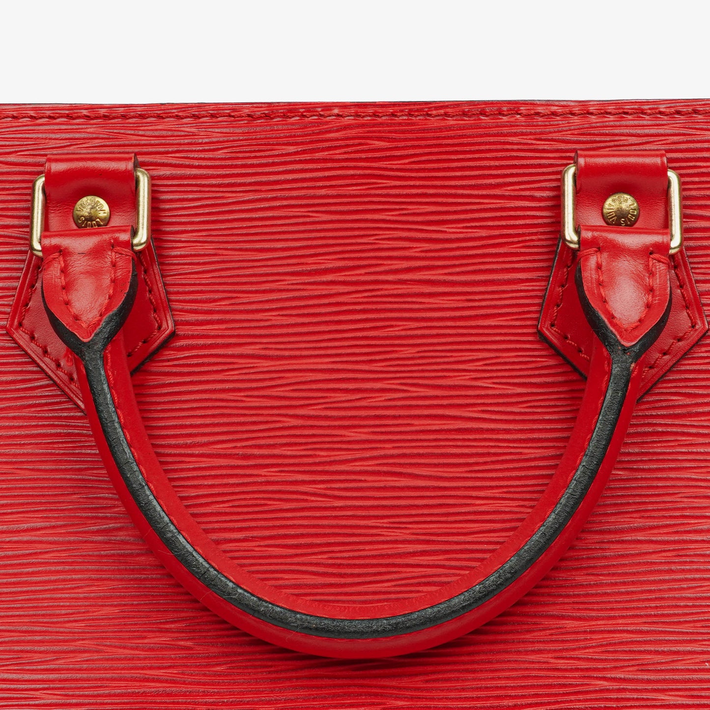 Louis Vuitton Red EPI Leather Sac Triangle Bag