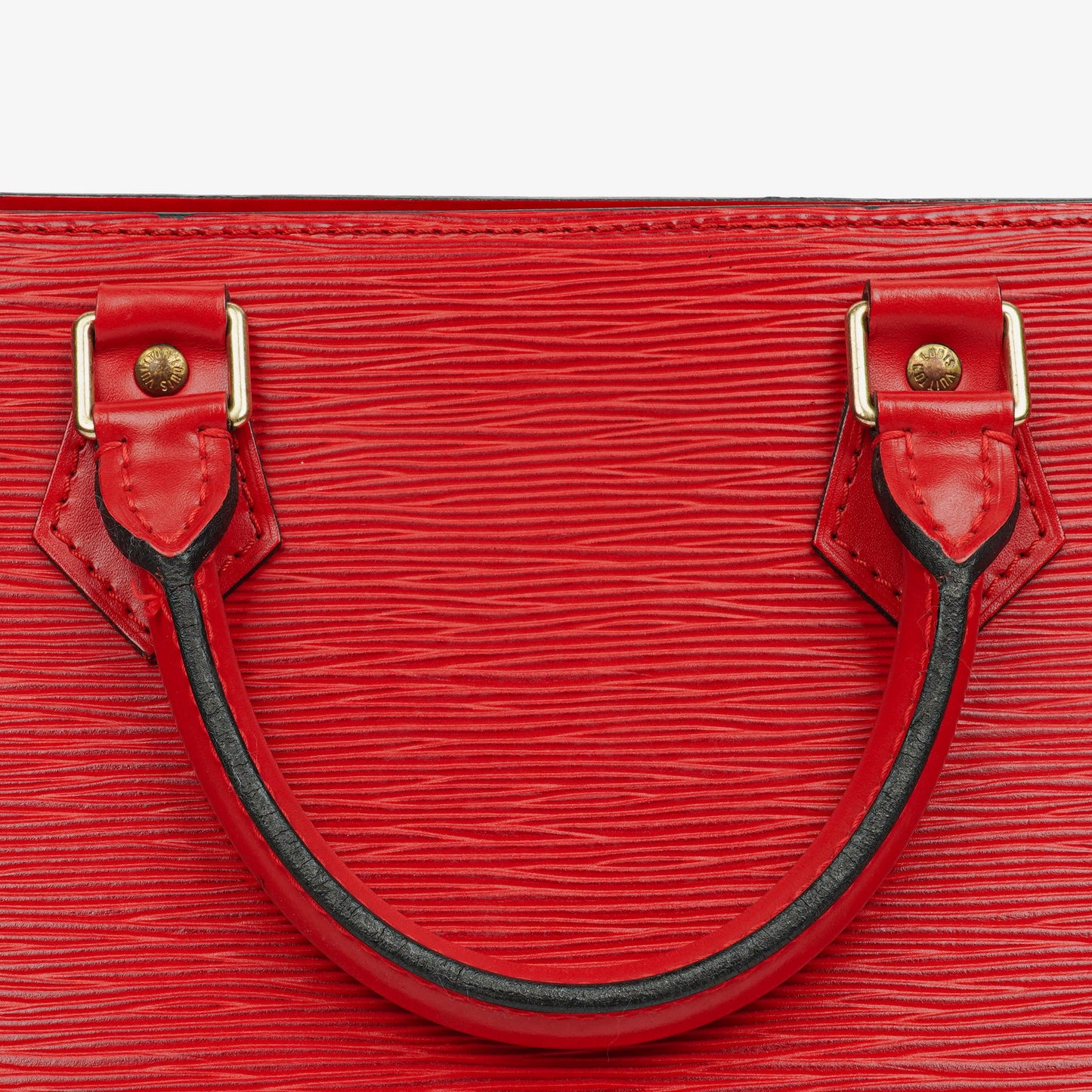 Louis Vuitton Red EPI Leather Sac Triangle Bag