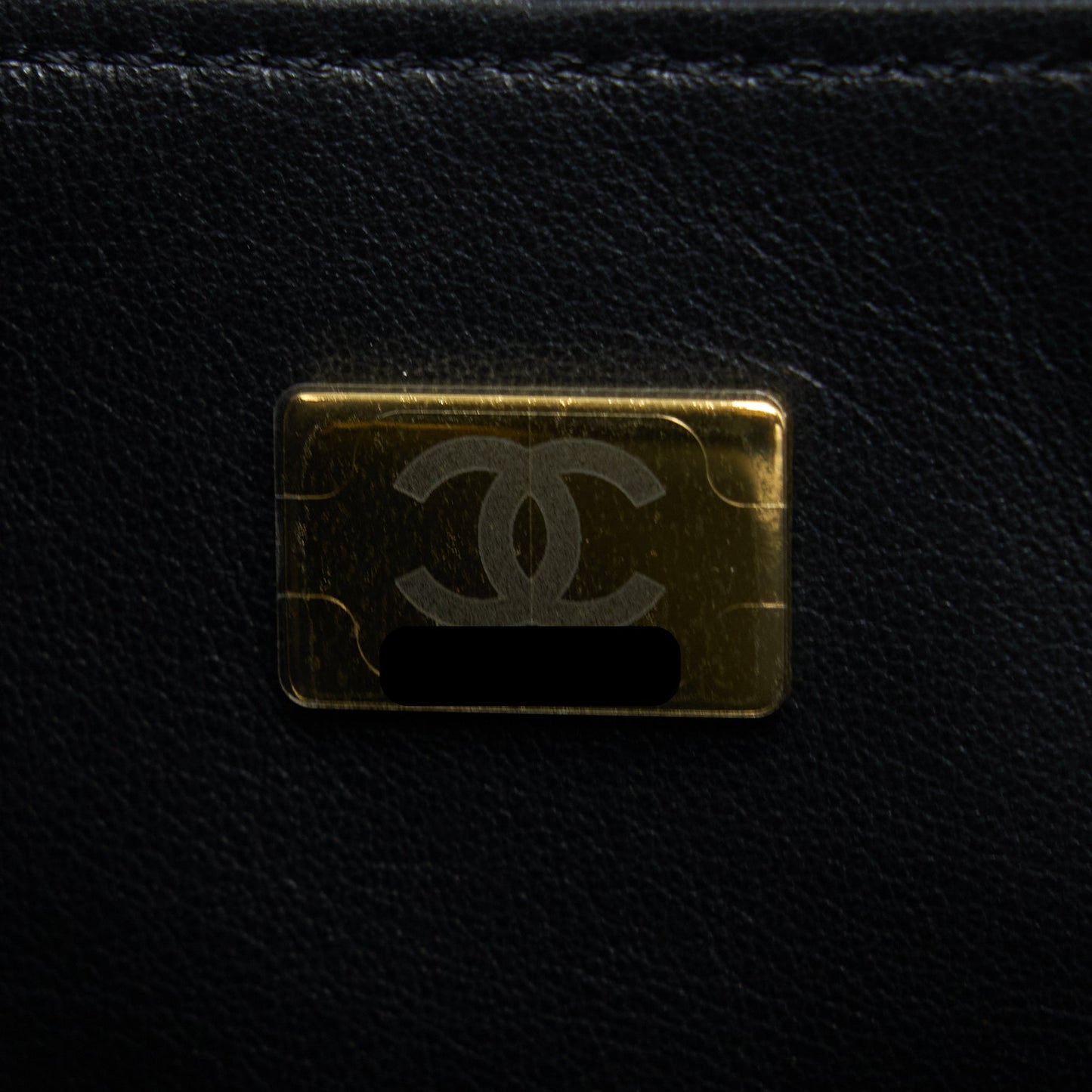 Chanel 22K Retro Classic New Square Flap Bag Goatskin Black  (Microchip)