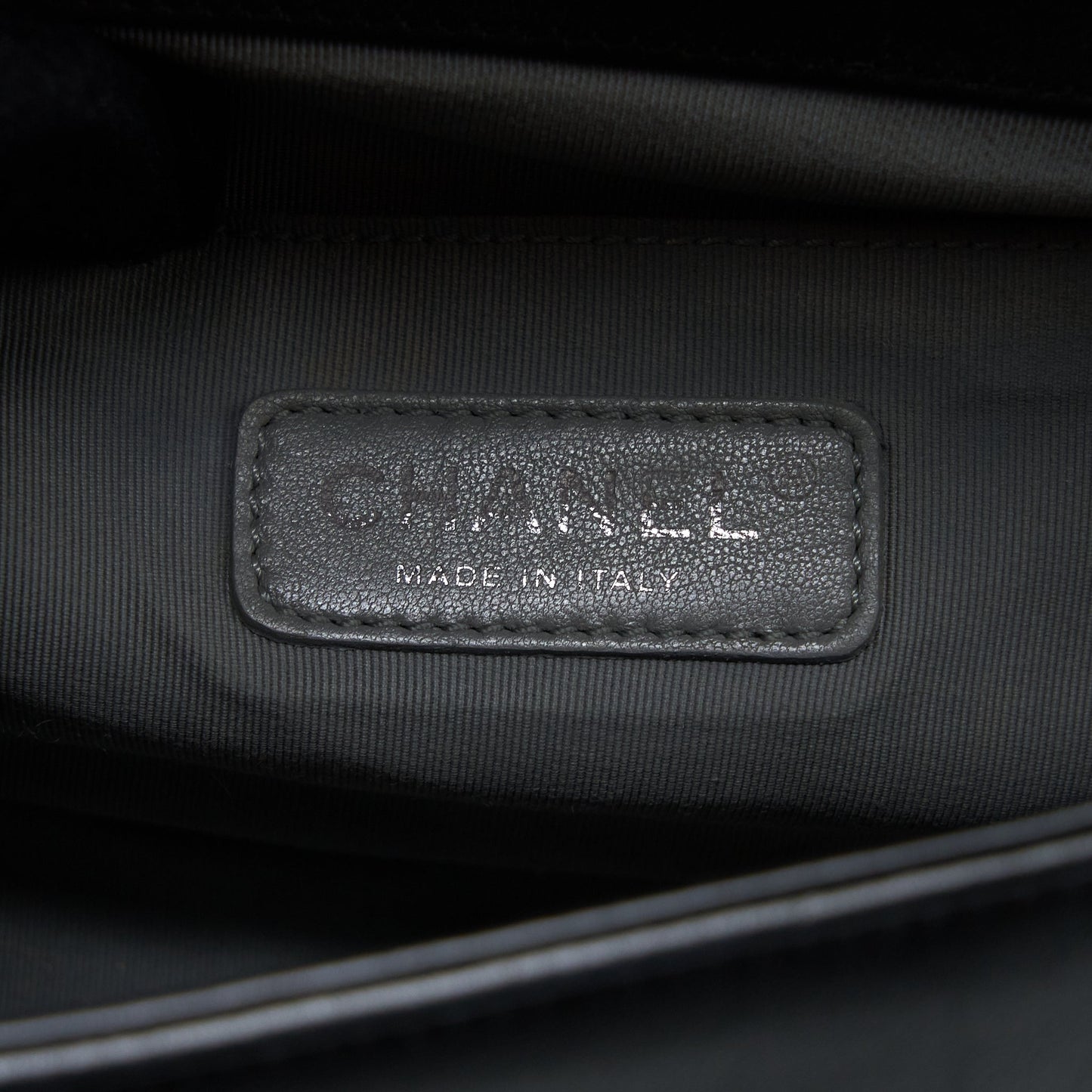 Chanel Medium Boy Bag Lambskin Black Ruthenium