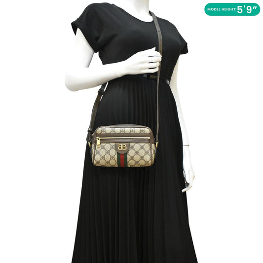 Gucci Leather Canvas Crossbody