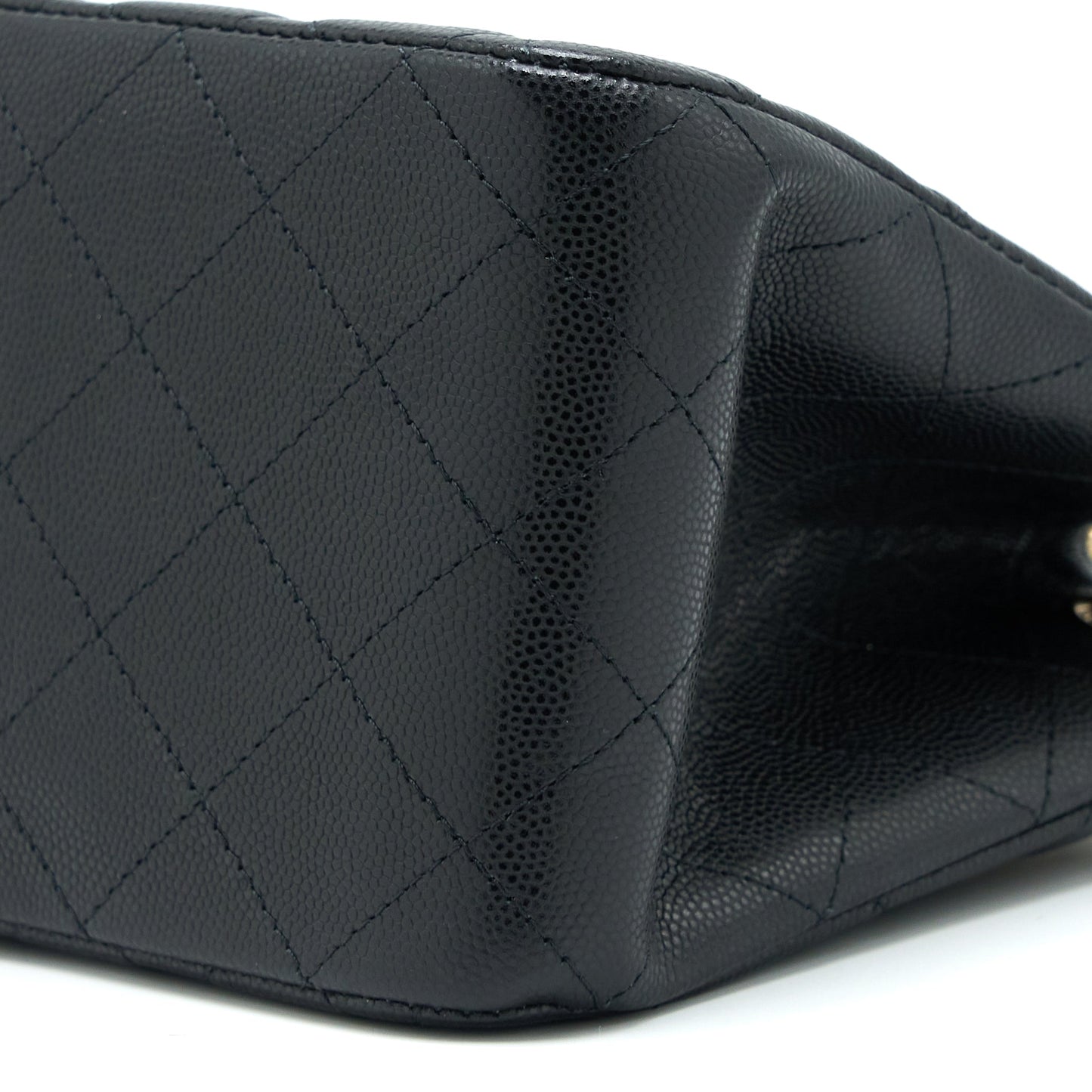 Chanel Mini Bucket Tote Bag Caviar Black L (Microchip)