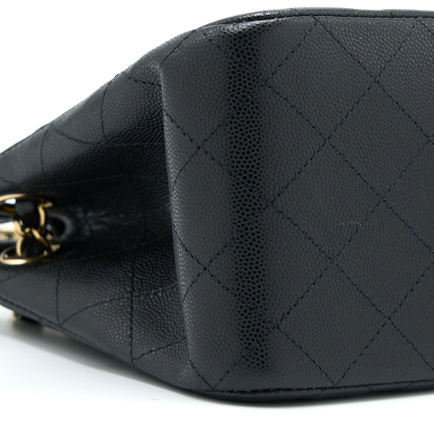 Chanel Mini Bucket Tote Bag Caviar Black L (Microchip)