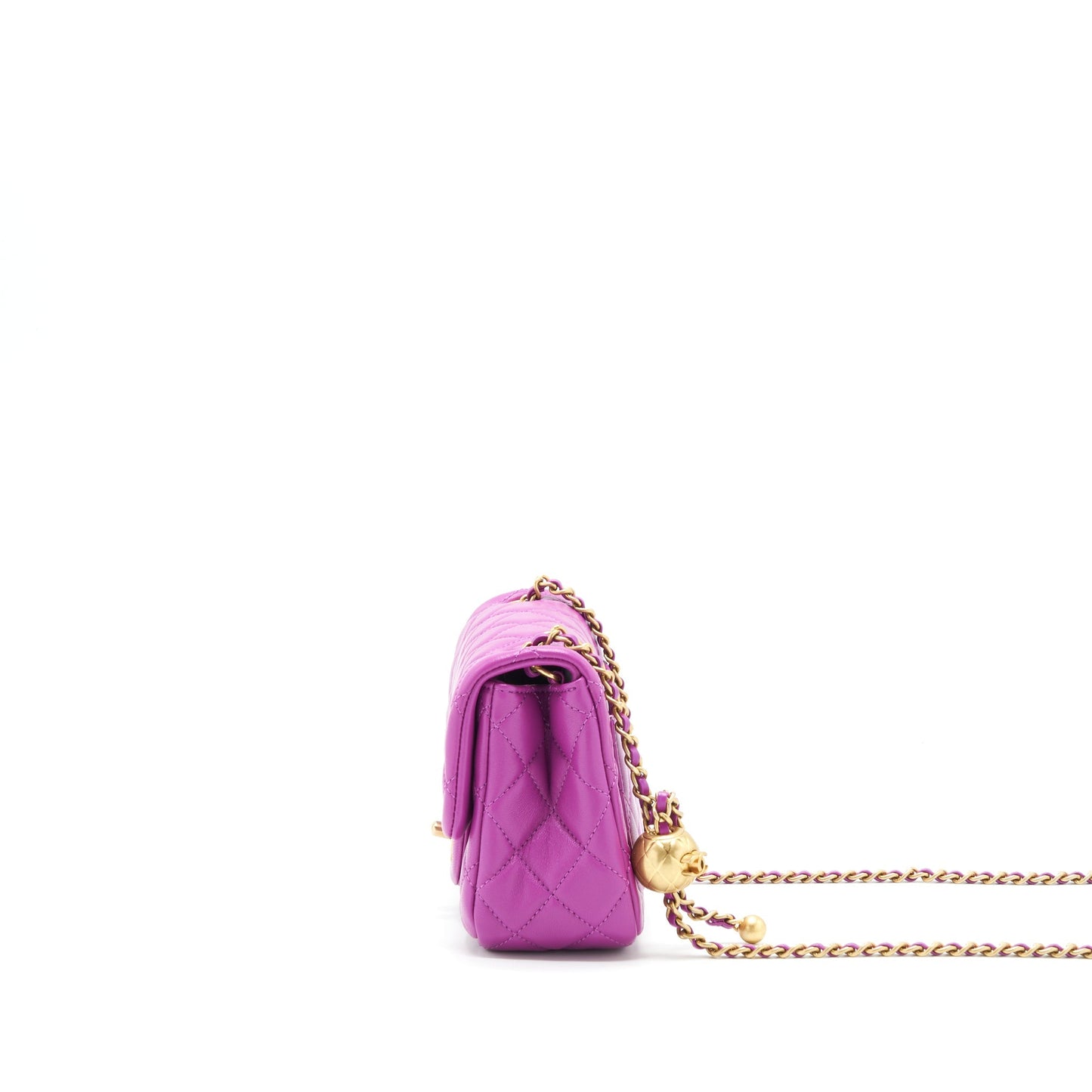 Chanel Pearl Crush Lambskin NA114 Purple
