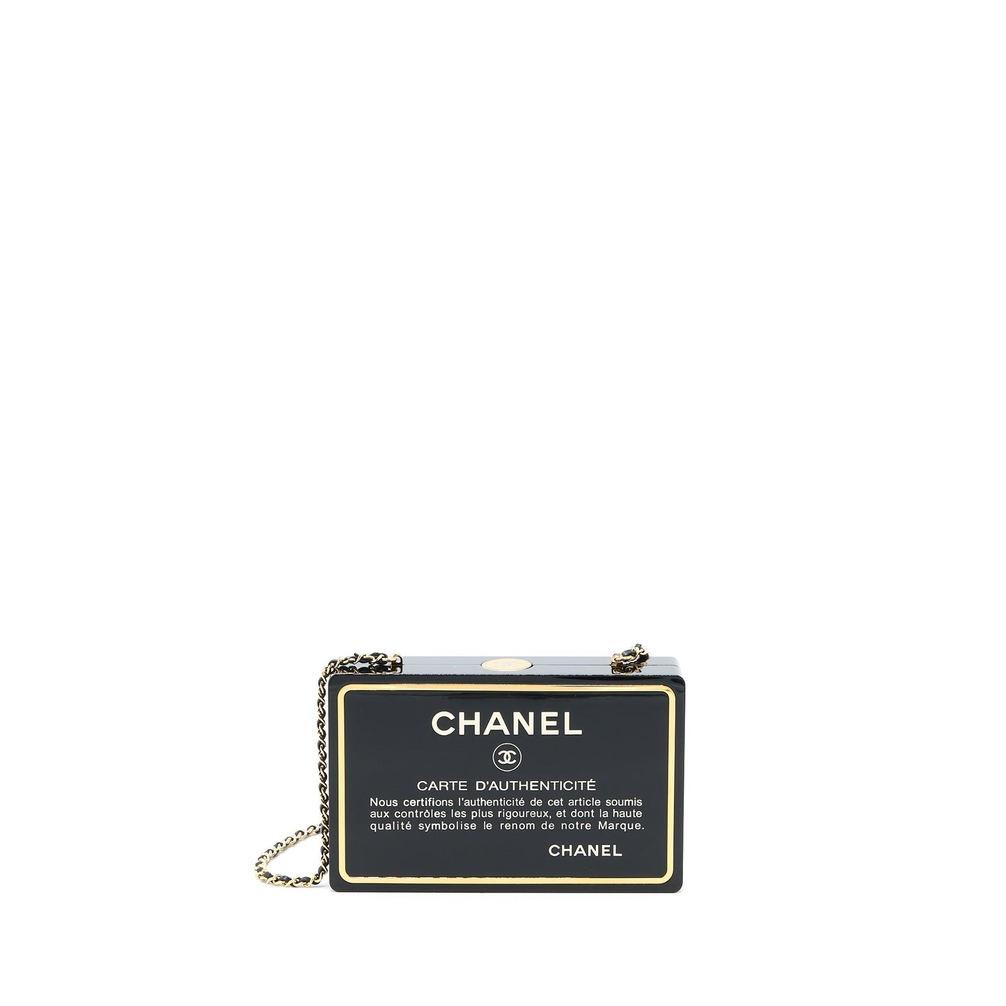 Chanel 20K Authenticity Card Evening Bag