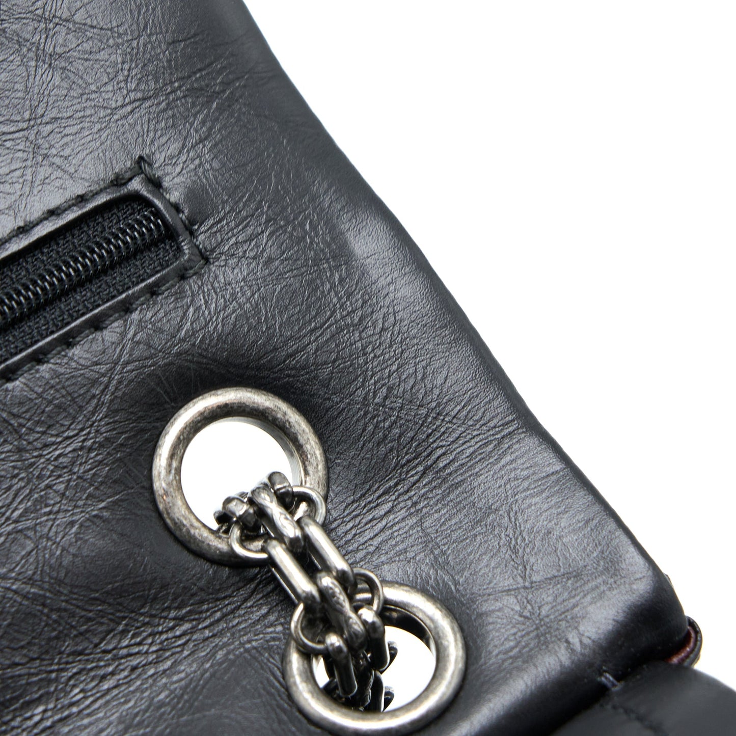Chanel Small 2.55 225 Reissue Flap Bag Aged Calfskin Black Ruthenium