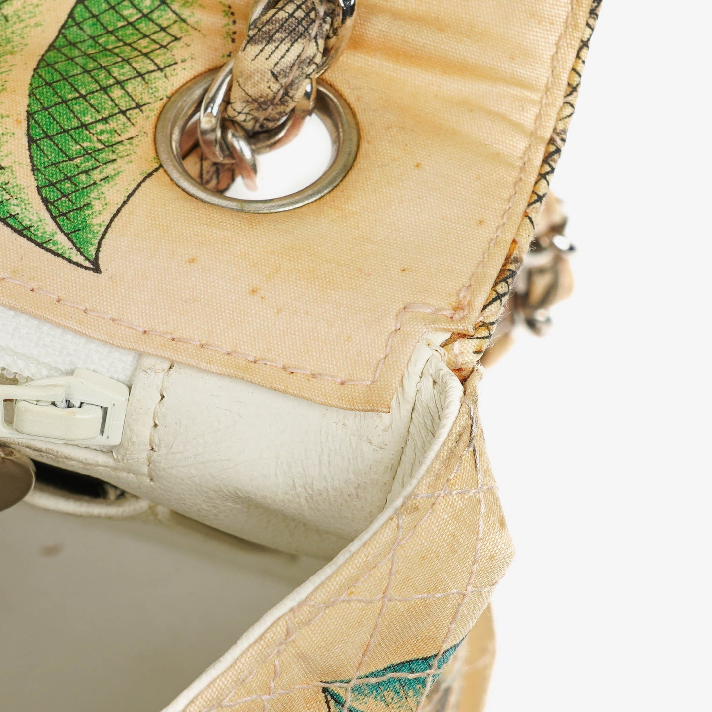 Chanel Printed Canvas  CC Chain Flap Bag