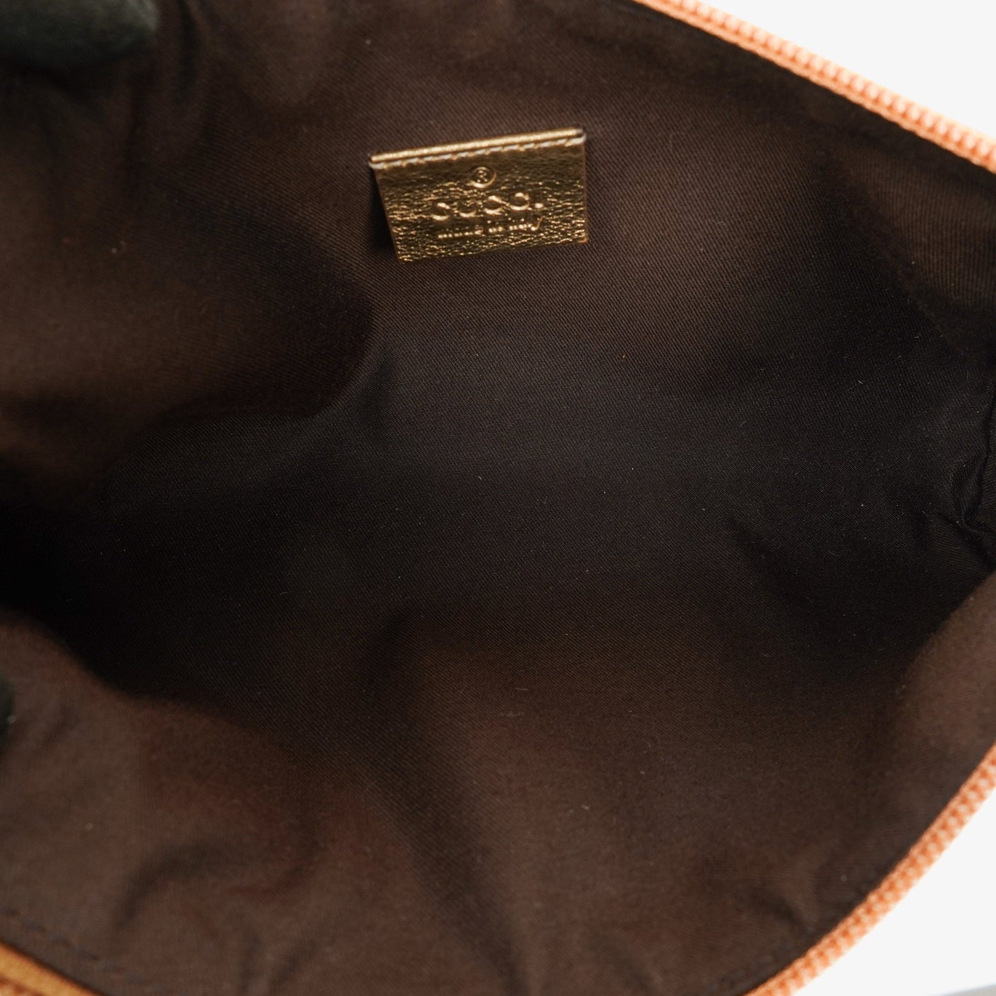 Gucci GG Satin Abbey D-ring Pochette Bag