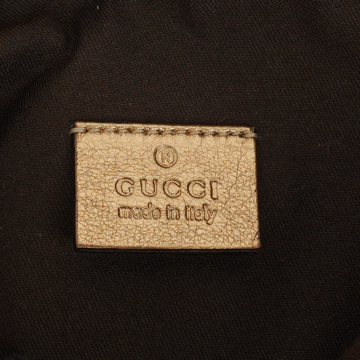 Gucci GG Satin Abbey D-ring Pochette Bag
