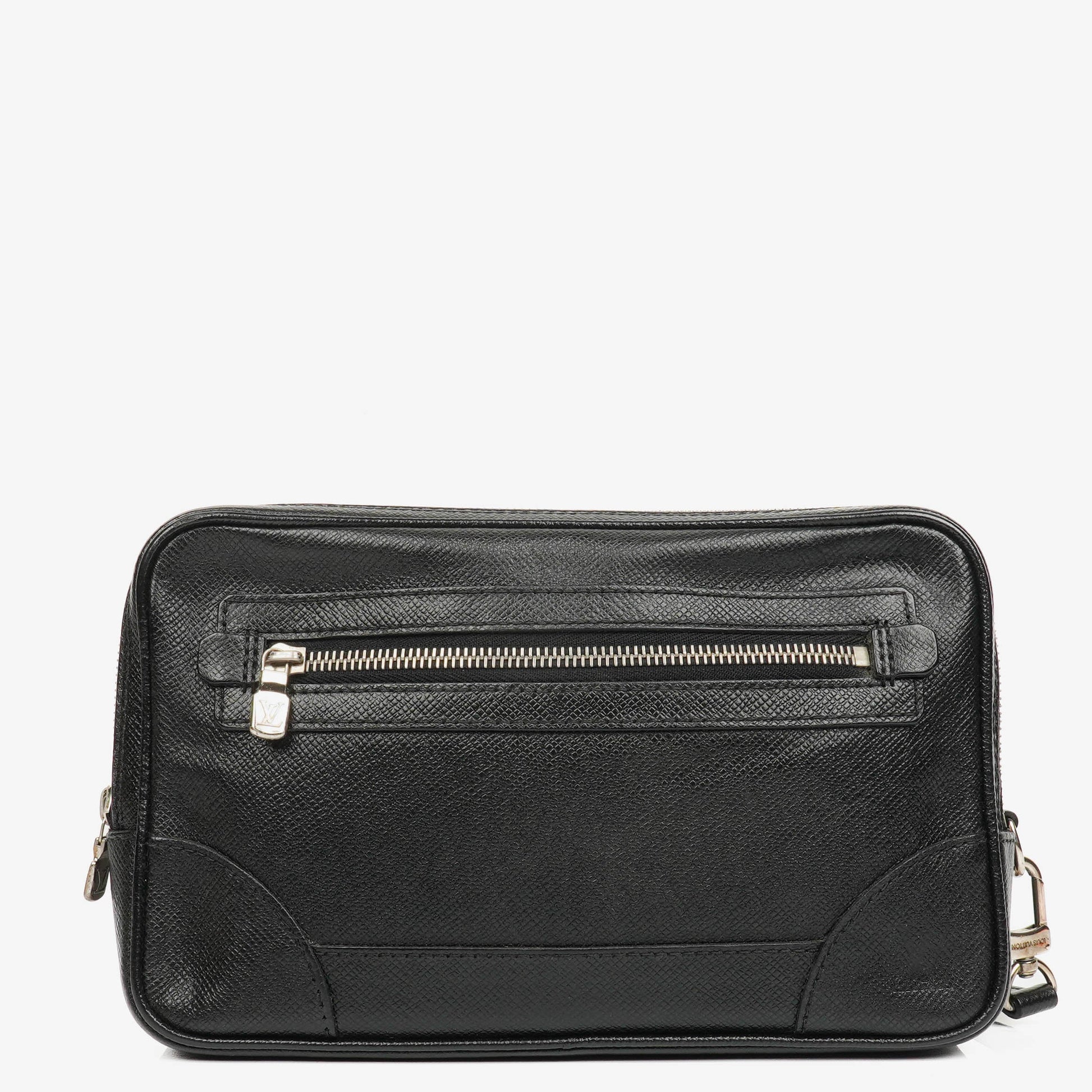 Louis Vuitton Black Taiga Leather Neo Pavel Clutch