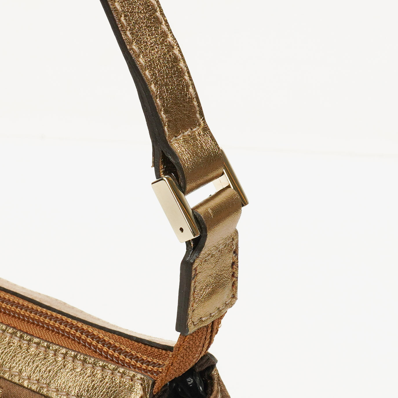Gucci GG Satin Abbey D-ring Pochette Bag