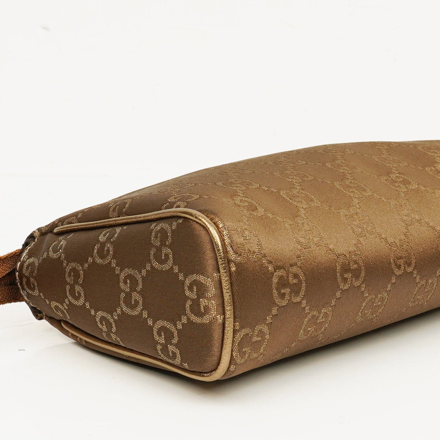 Gucci GG Satin Abbey D-ring Pochette Bag