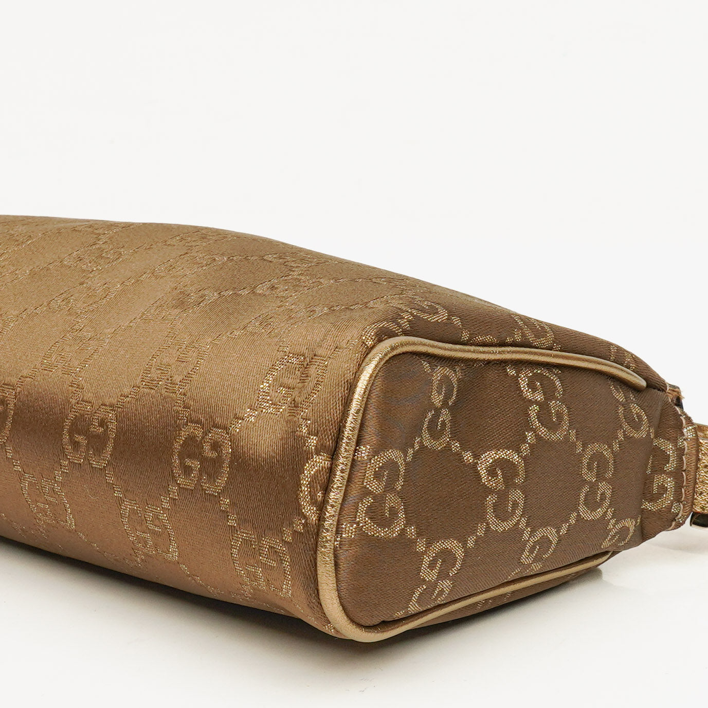 Gucci GG Satin Abbey D-ring Pochette Bag