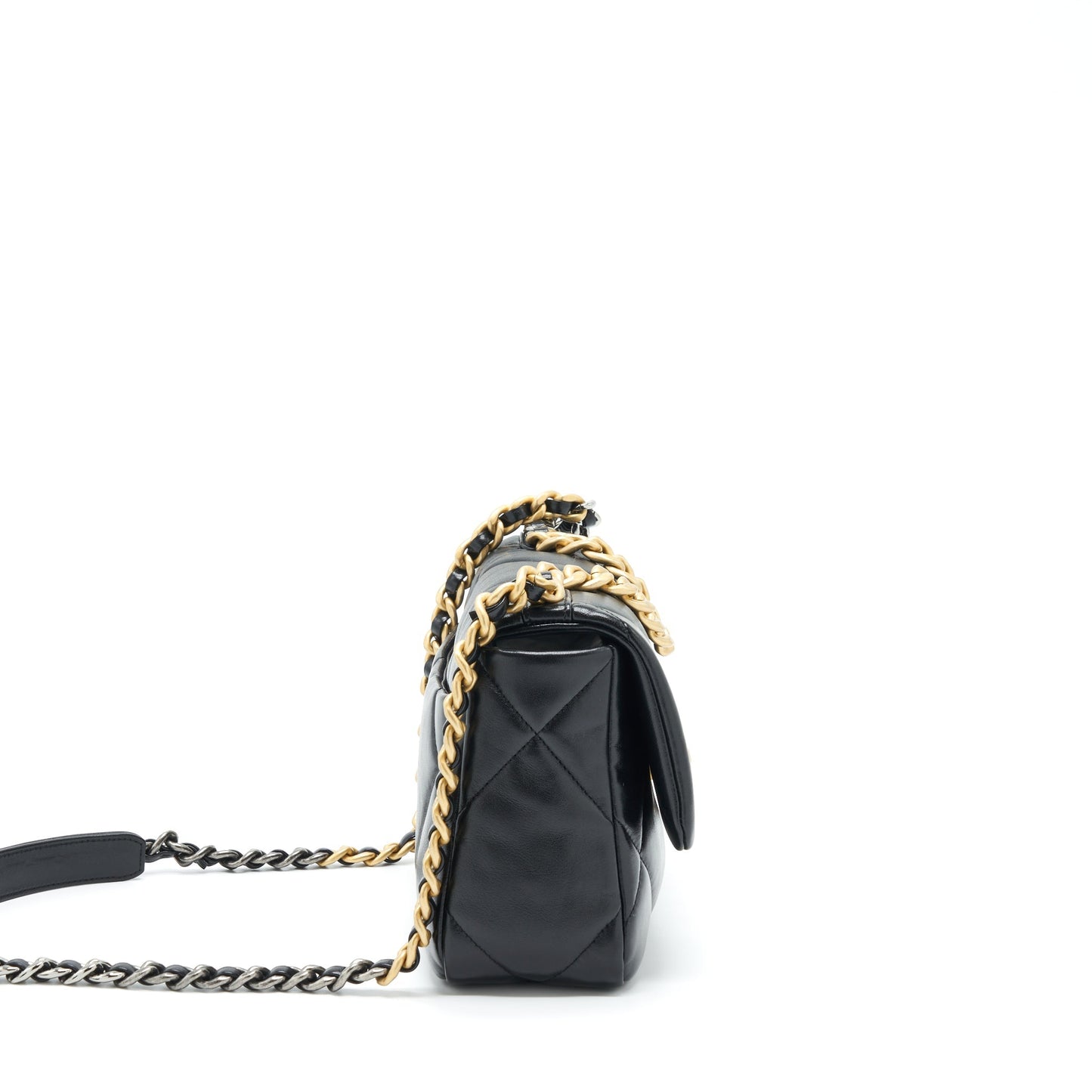 Chanel Small 19 Bag Lambskin Black