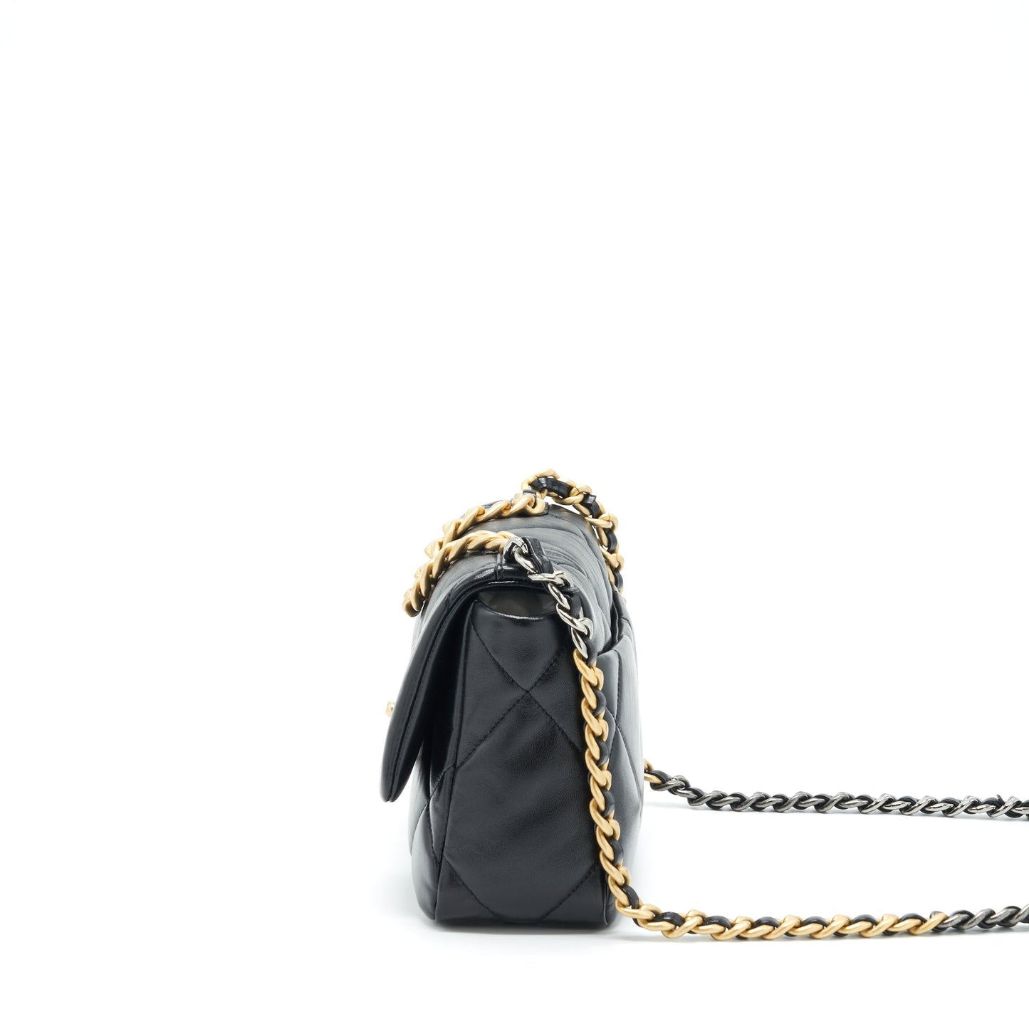Chanel Small 19 Bag Lambskin Black