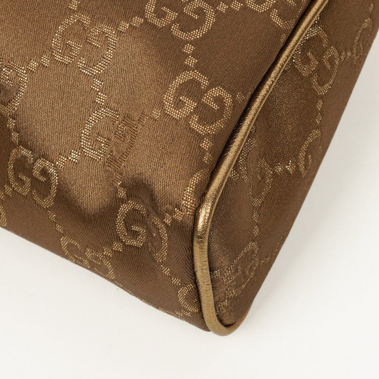 Gucci GG Satin Abbey D-ring Pochette Bag