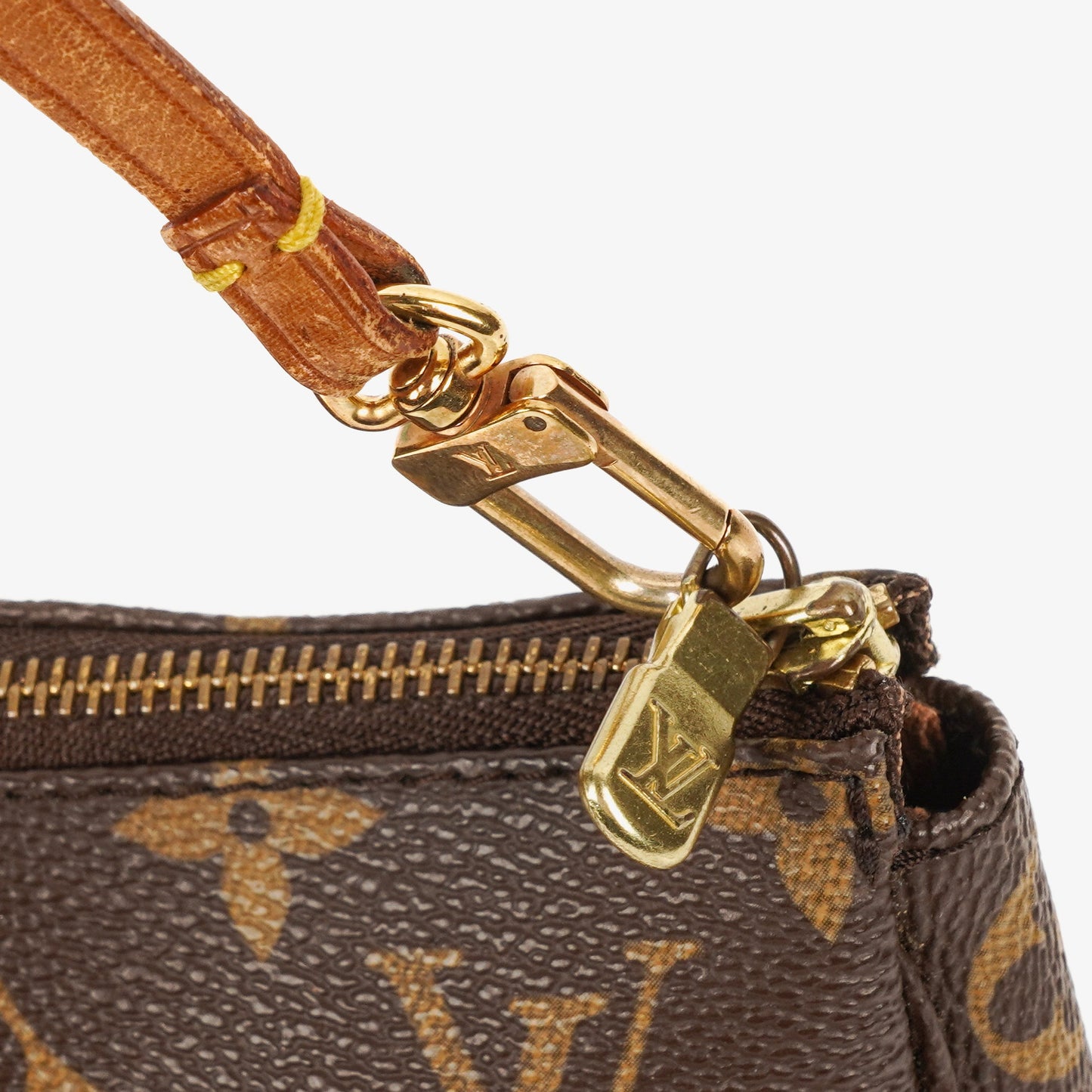 Louis Vuitton Pochette Accessoires Monogram Canvas Clutch Handbag