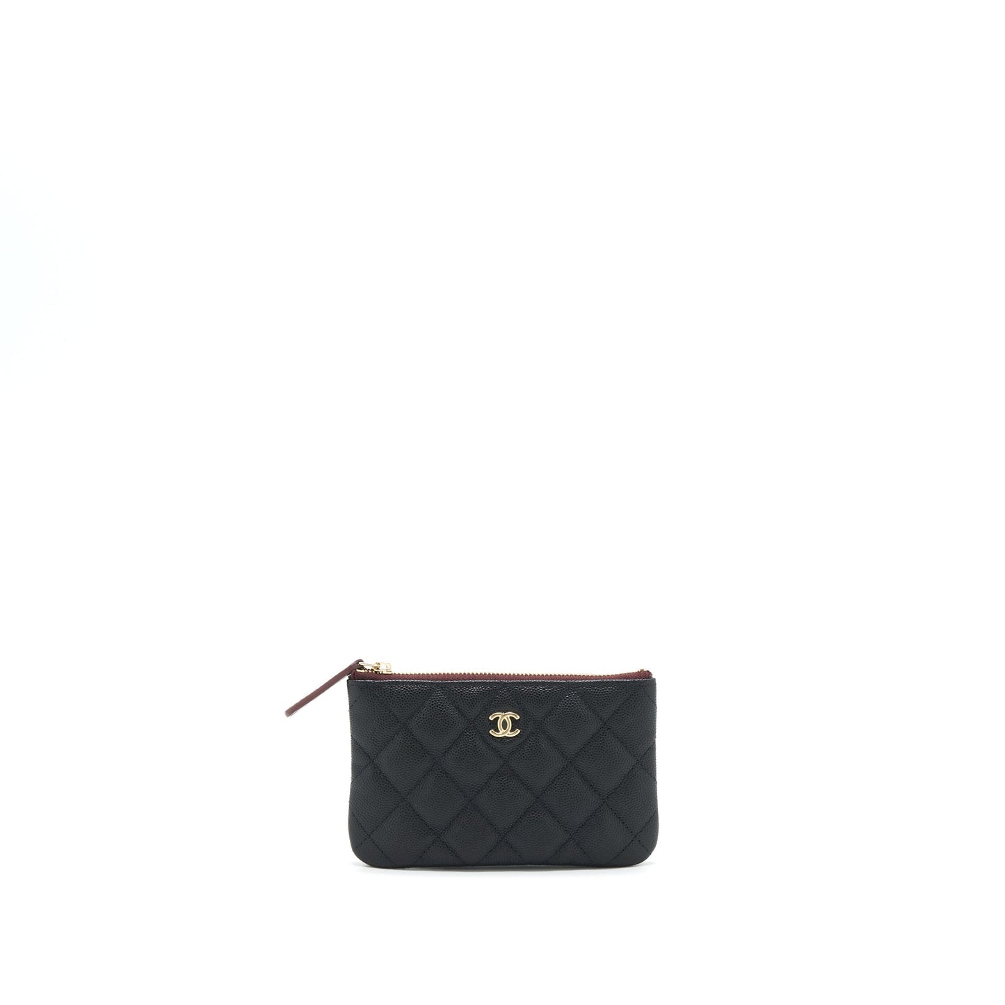 Chanel Mini Pouch Caviar Black L
