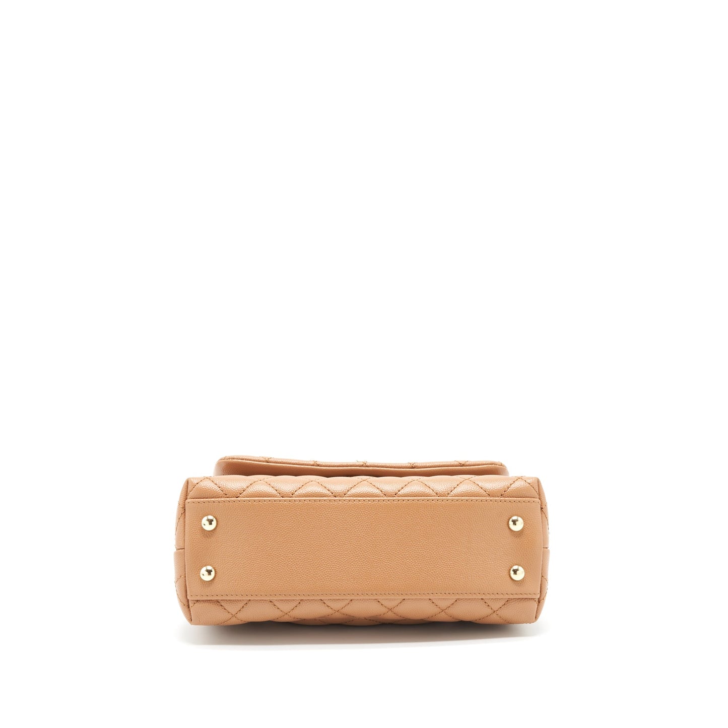 Chanel 21P Small Coco Handle Caviar NB356 Caramel L