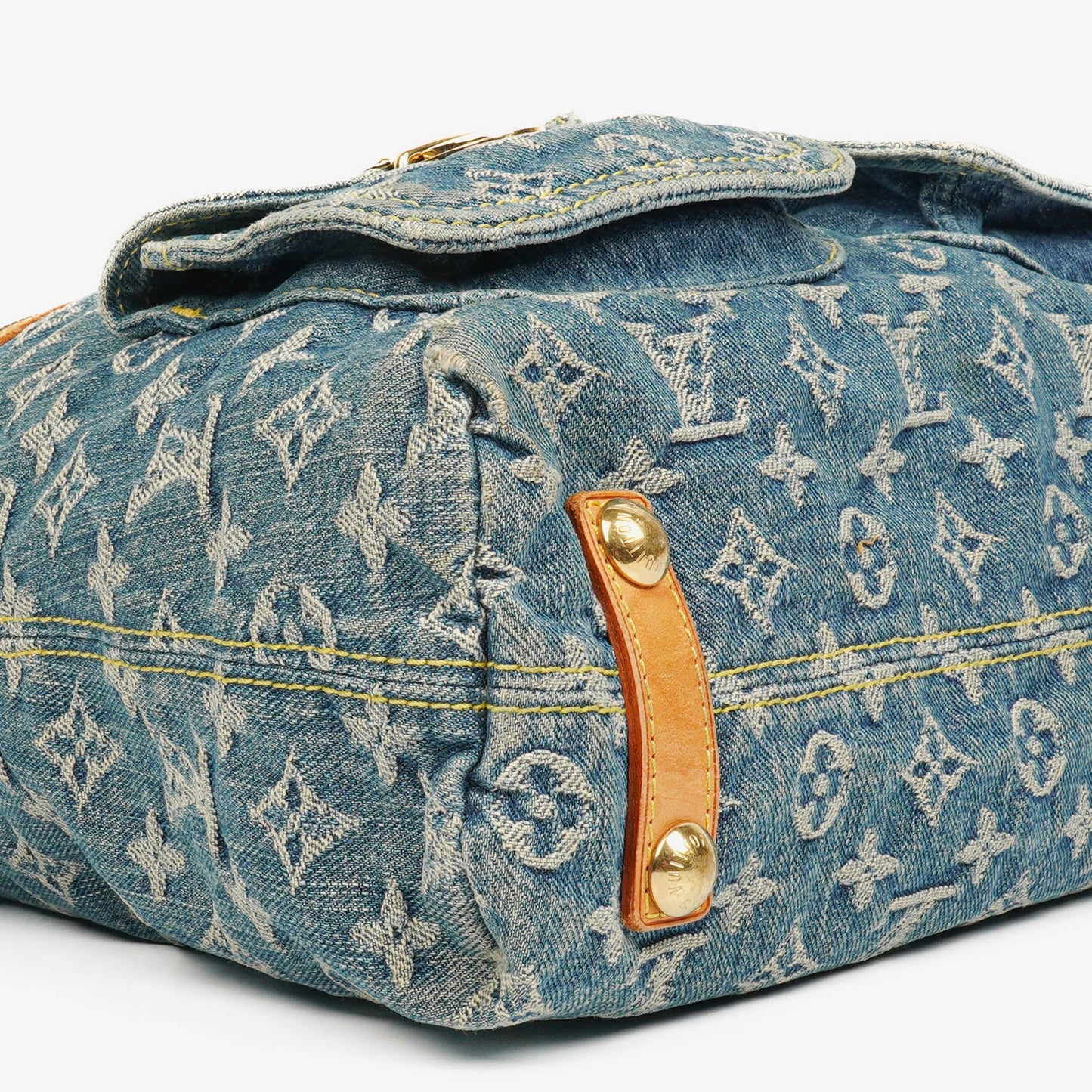 Louis Vuitton Baggy GM Monogram Denim Shoulder Bag