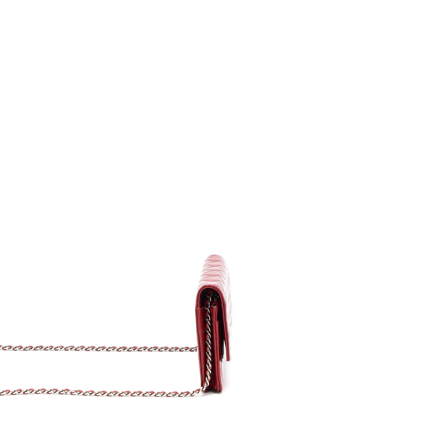 Chanel Wallet on Chain Patent Red