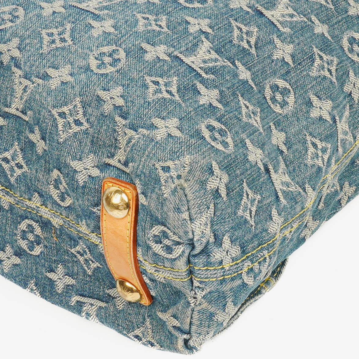 Louis Vuitton Baggy GM Monogram Denim Shoulder Bag