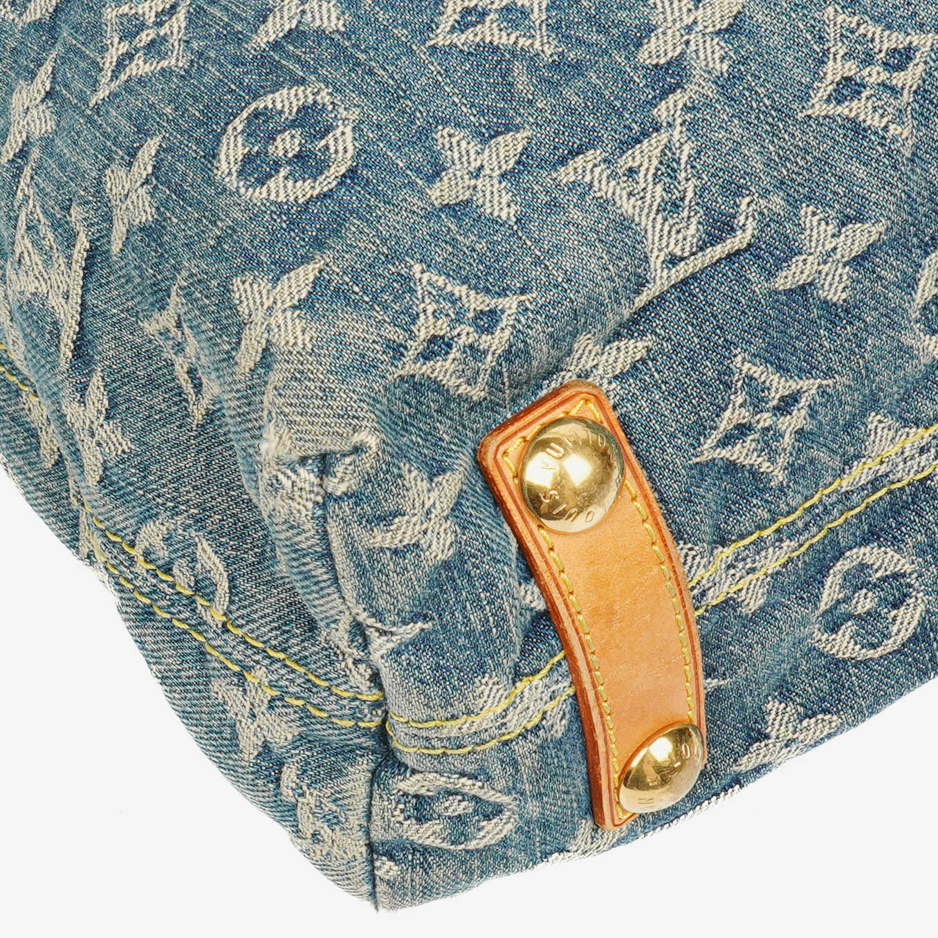 Louis Vuitton Baggy GM Monogram Denim Shoulder Bag