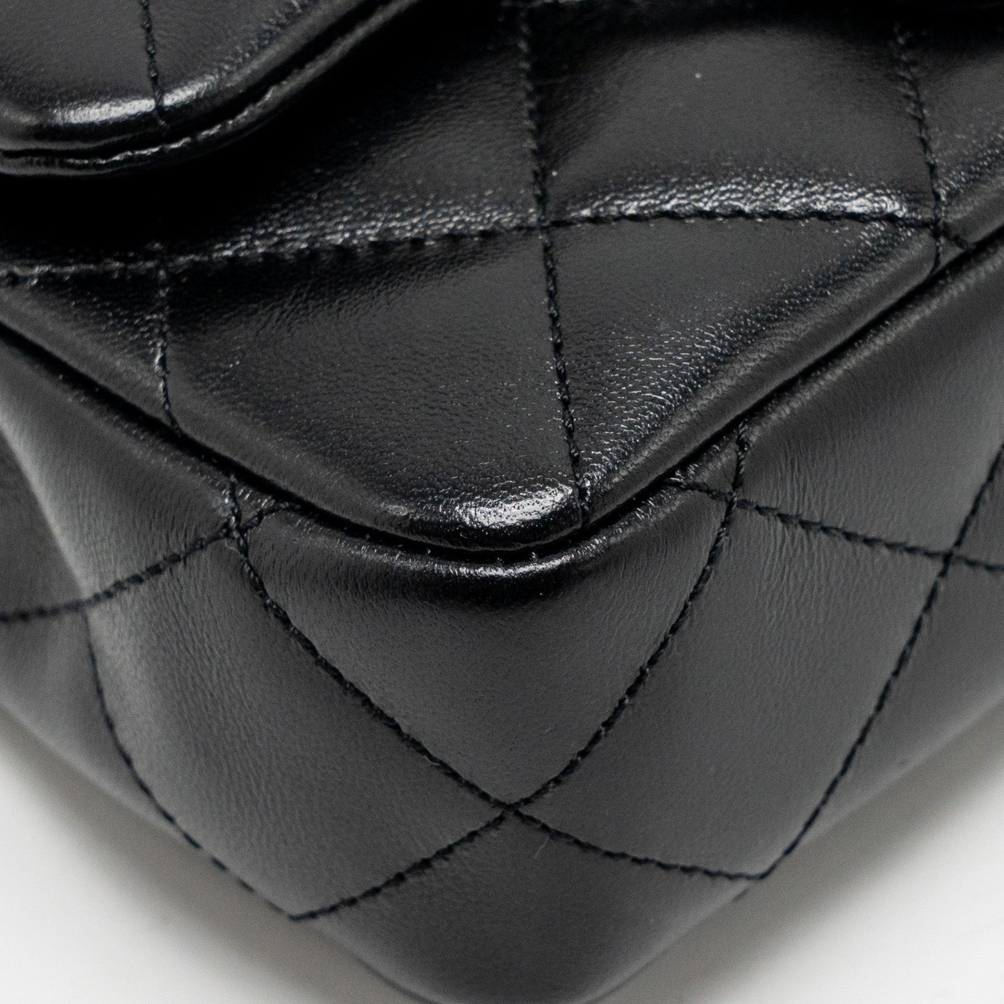 Chanel 25C Coco Love Adjustable Chain Shiny Lambskin Black  (Microchip)