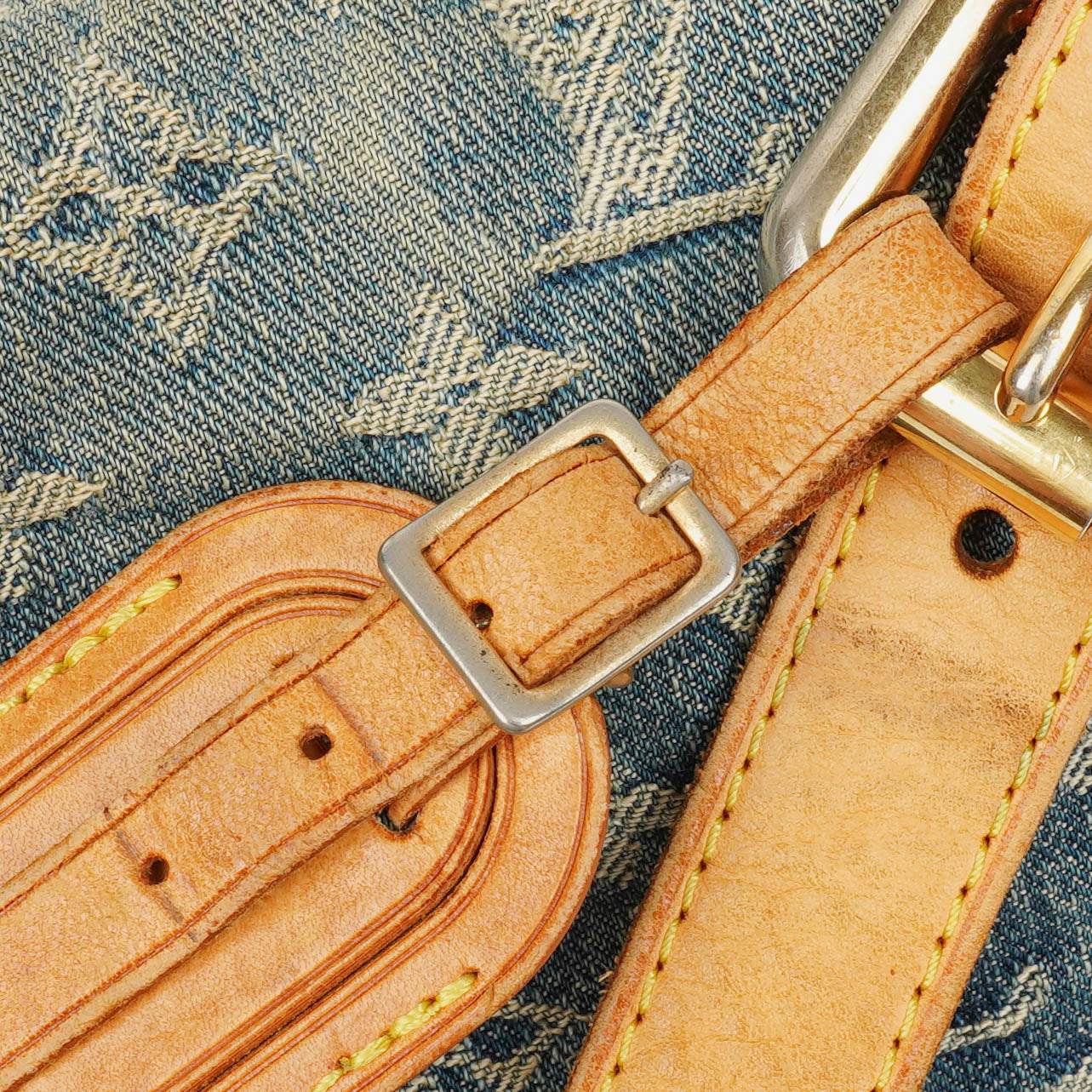 Louis Vuitton Baggy GM Monogram Denim Shoulder Bag