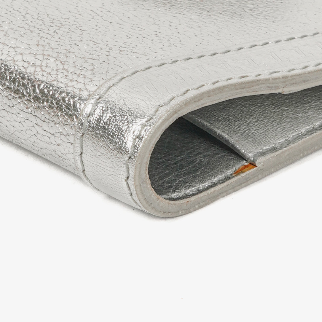 Louis Vuitton Silver Suhali Leather Partnenaire Agenda/Notebook Cover