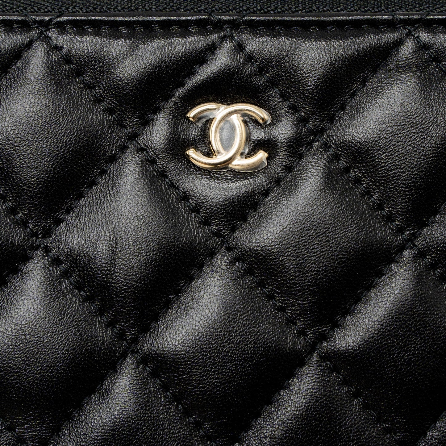 Chanel 21S Mini Pouch Limited Edition Lambskin Black L