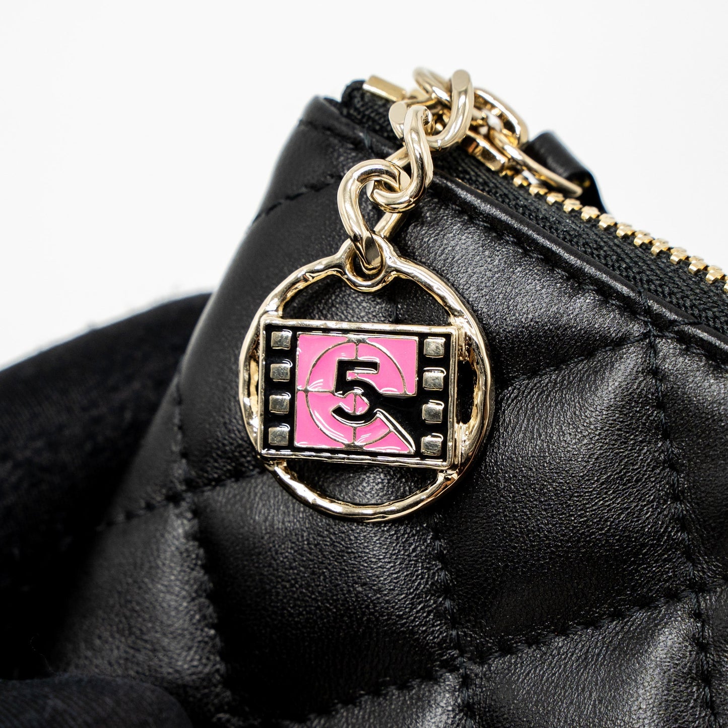 Chanel 21S Mini Pouch Limited Edition Lambskin Black L