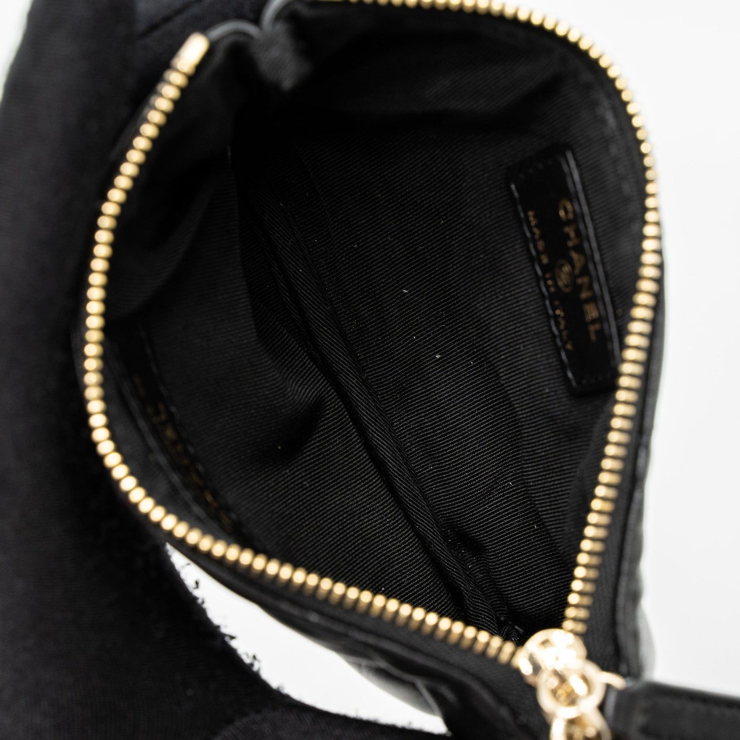 Chanel 21S Mini Pouch Limited Edition Lambskin Black L