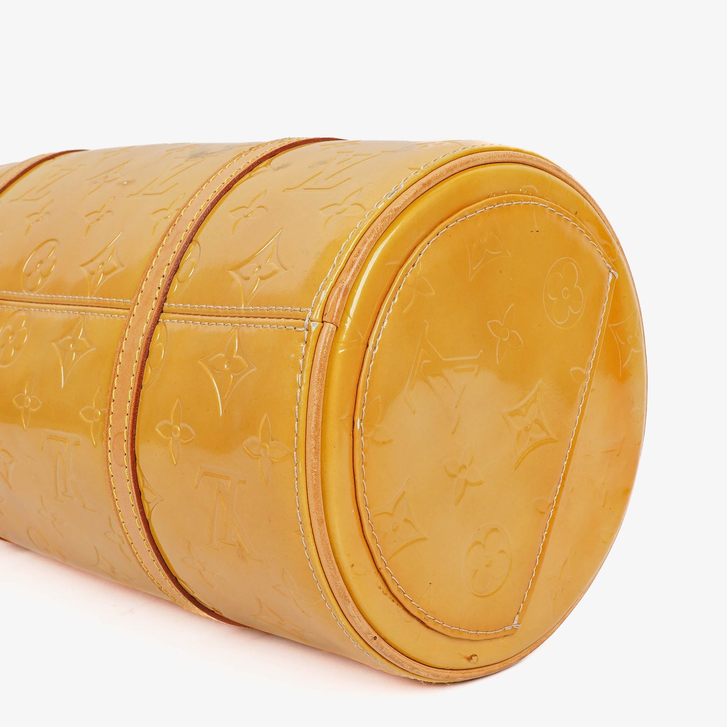 Louis Vuitton Papillon 30 Bedford Yellow Monogram Vernis Leather Bag
