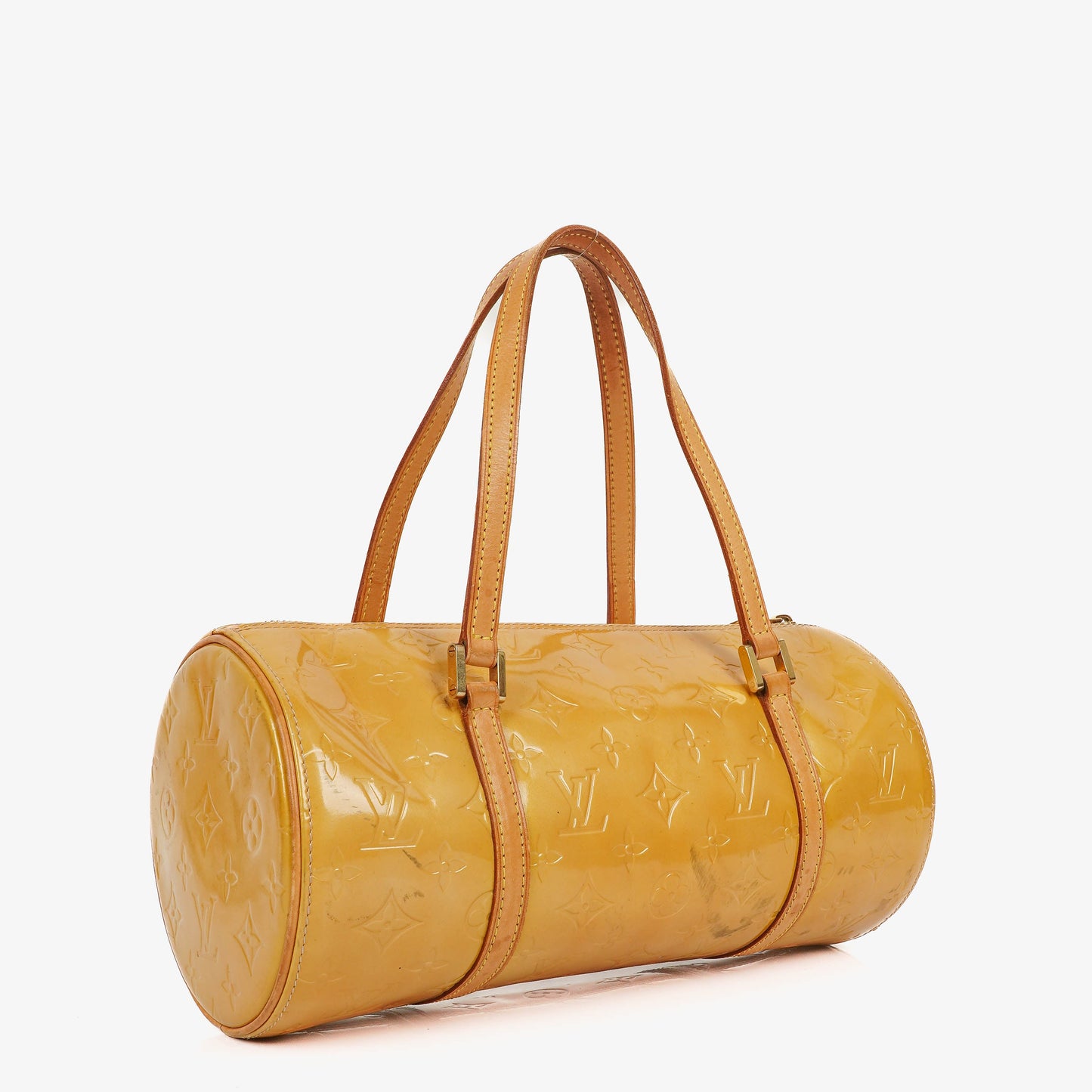 Louis Vuitton Papillon 30 Bedford Yellow Monogram Vernis Leather Bag