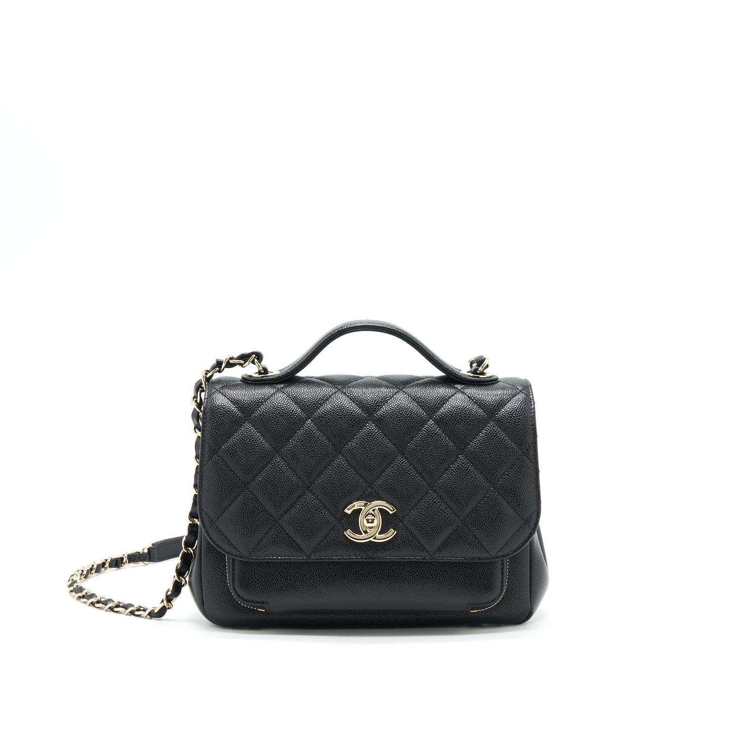 Chanel Medium Business Affinity Bag Caviar Black L
