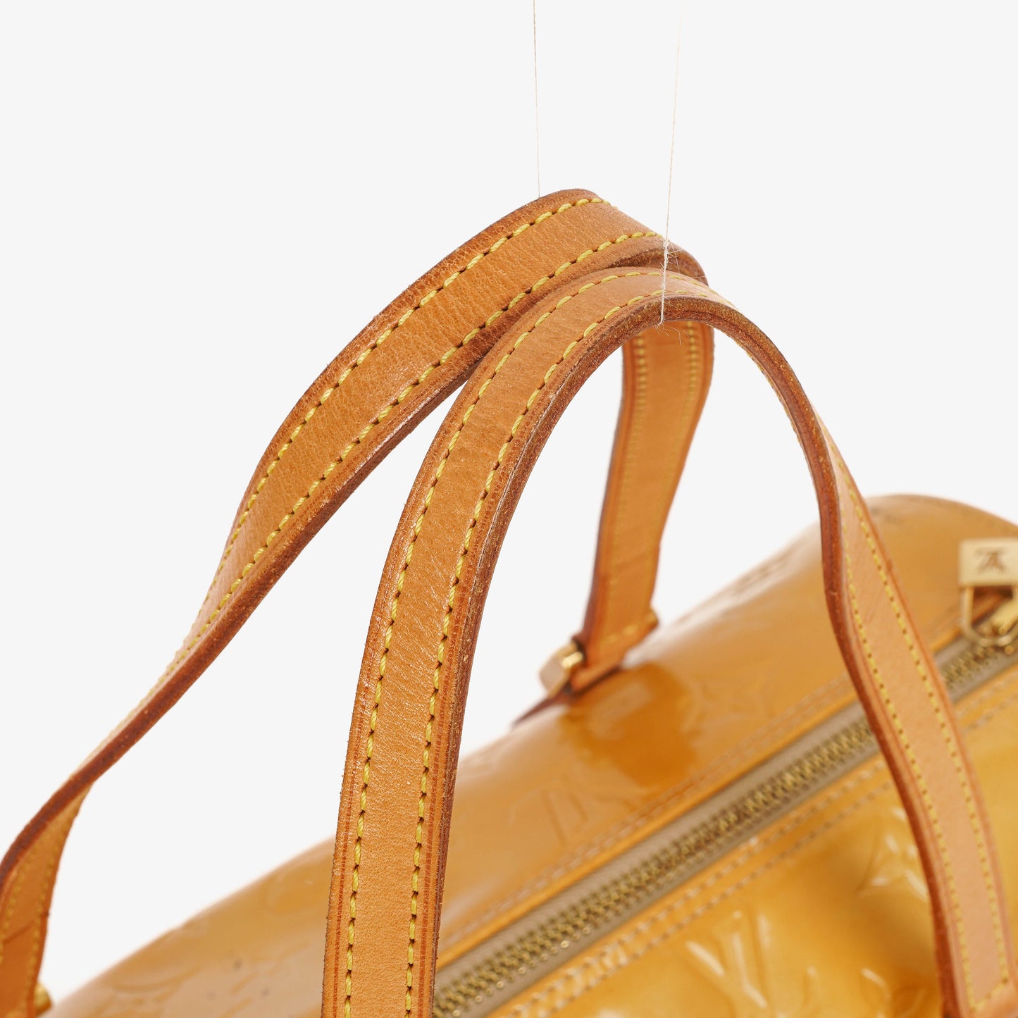 Louis Vuitton Papillon 30 Bedford Yellow Monogram Vernis Leather Bag