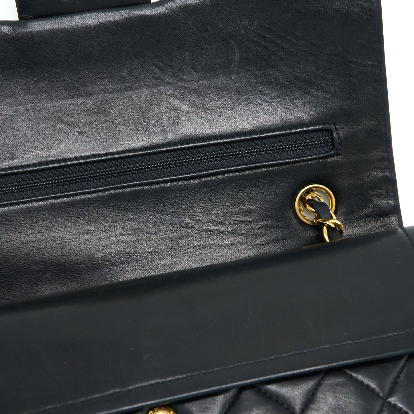 Chanel  Flap Bag Lambskin Black