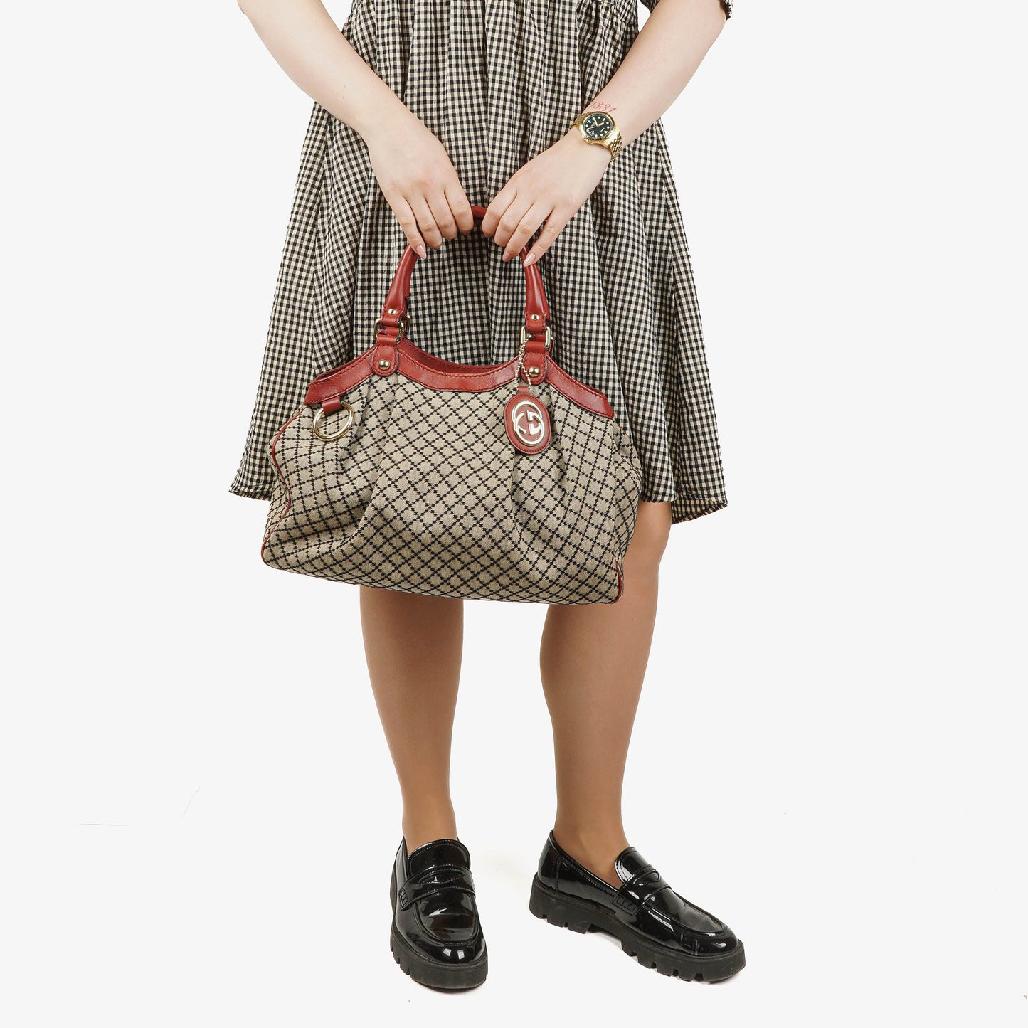Gucci Sukey Monogram Tote Bag