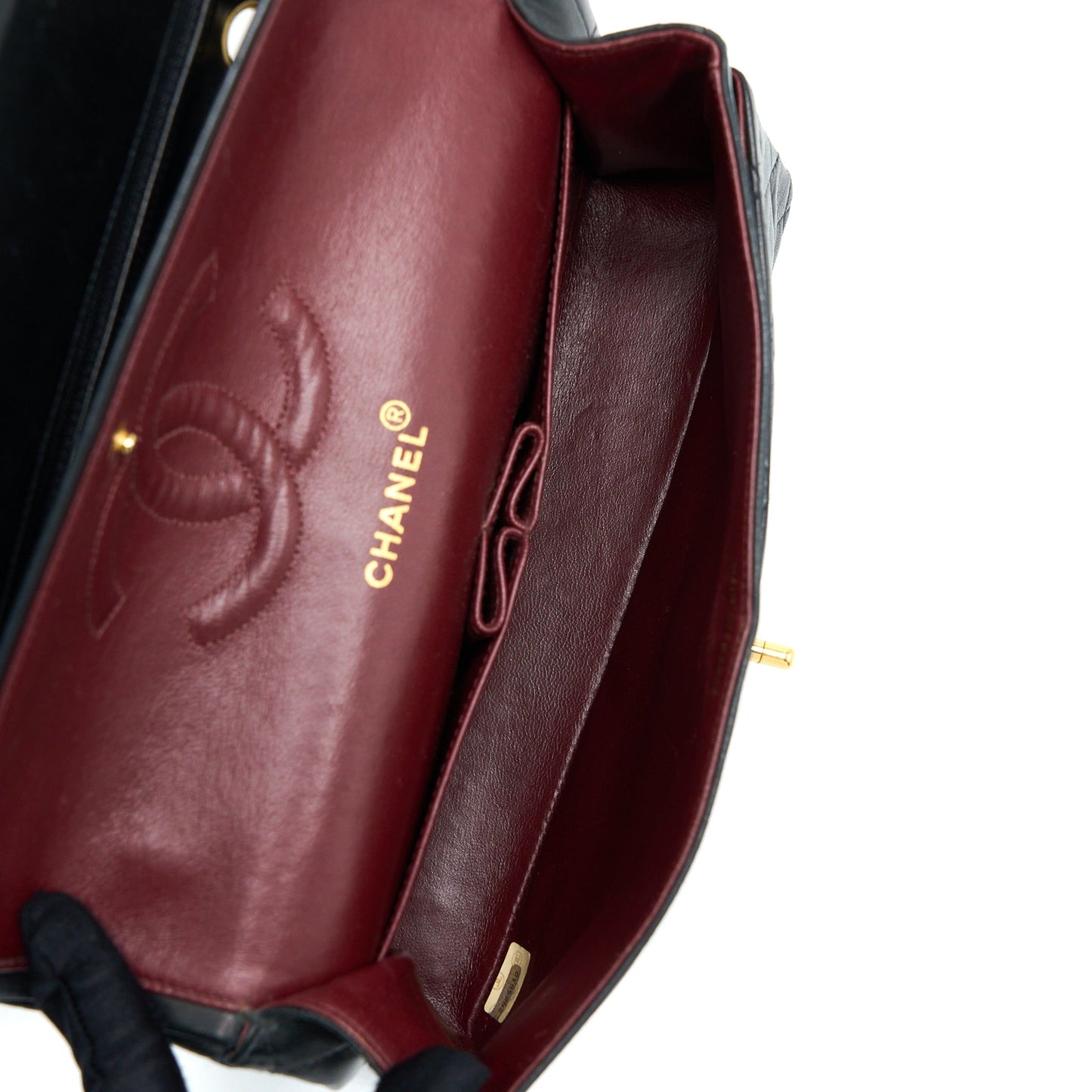 Chanel  Flap Bag Lambskin Black