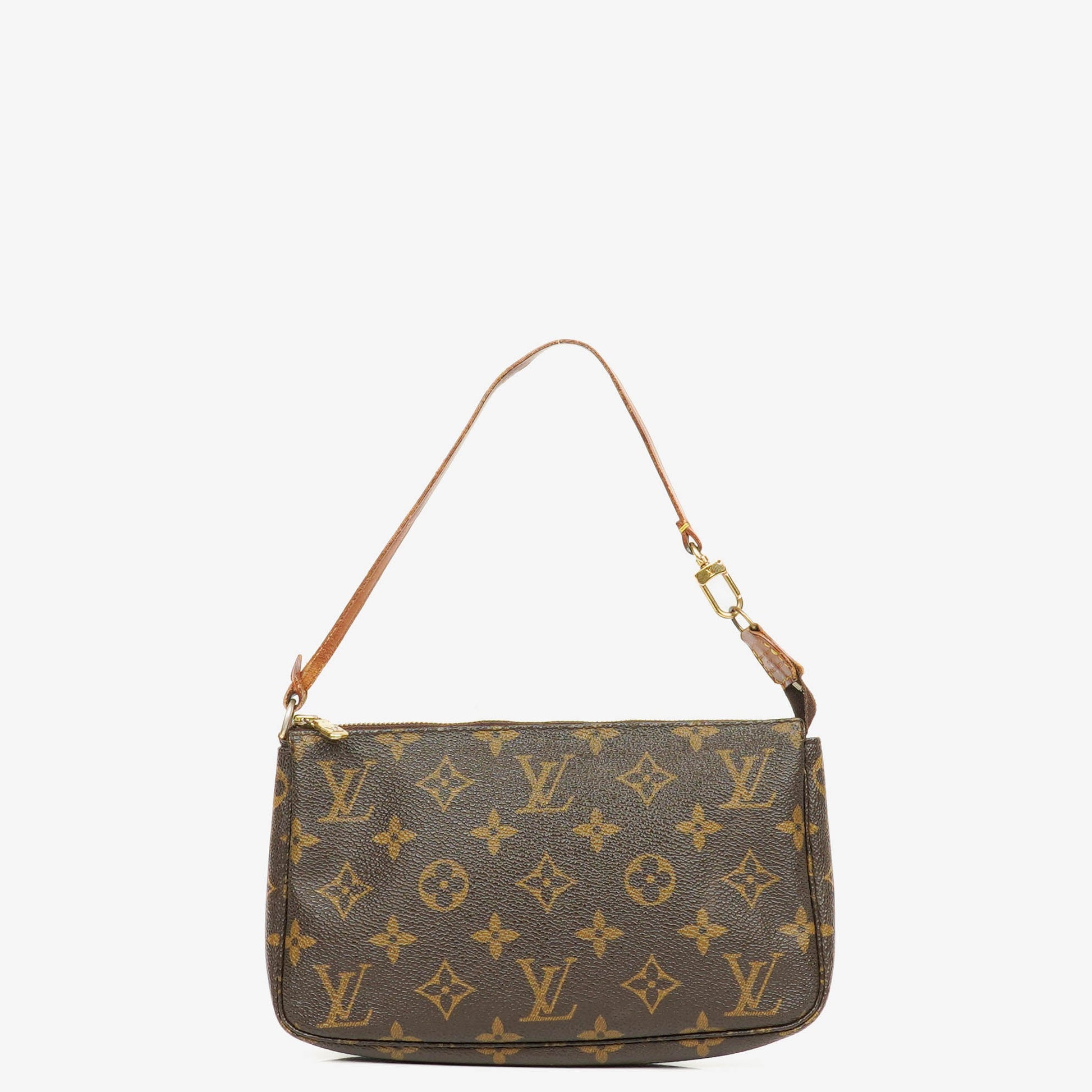Louis Vuitton Pochette Accessoires Monogram Canvas Clutch Handbag