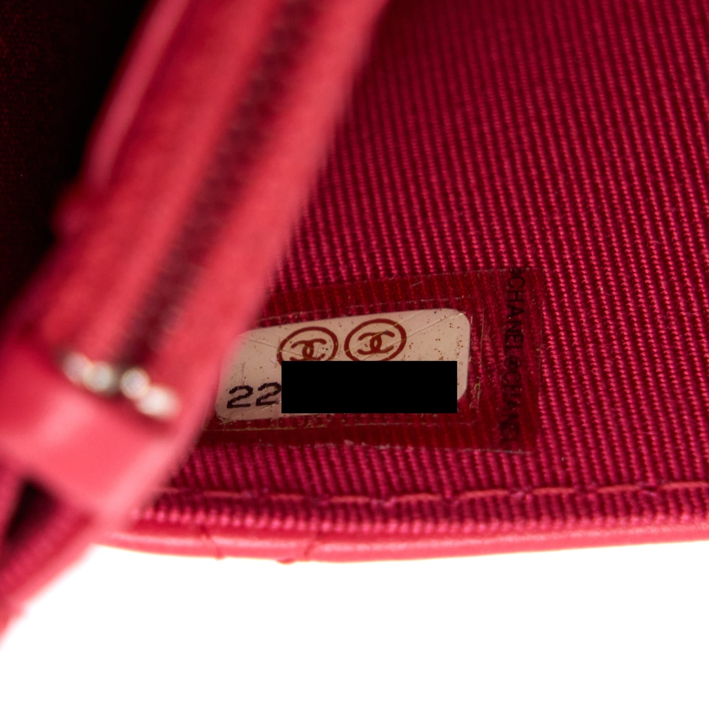 Chanel Classic Wallet On Chain Lambskin Red