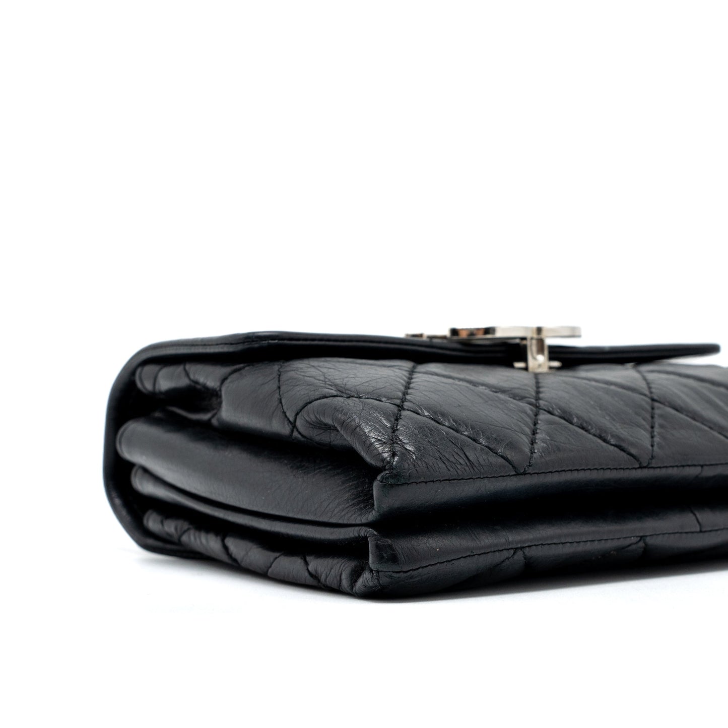 Chanel Giant CC Logo Bag Calfskin Navy