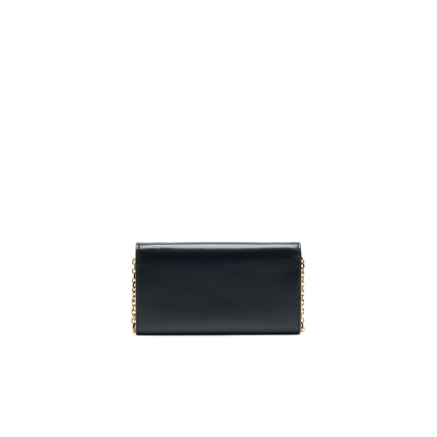 Celine Calfskin C Wallet on Chain Purse Black